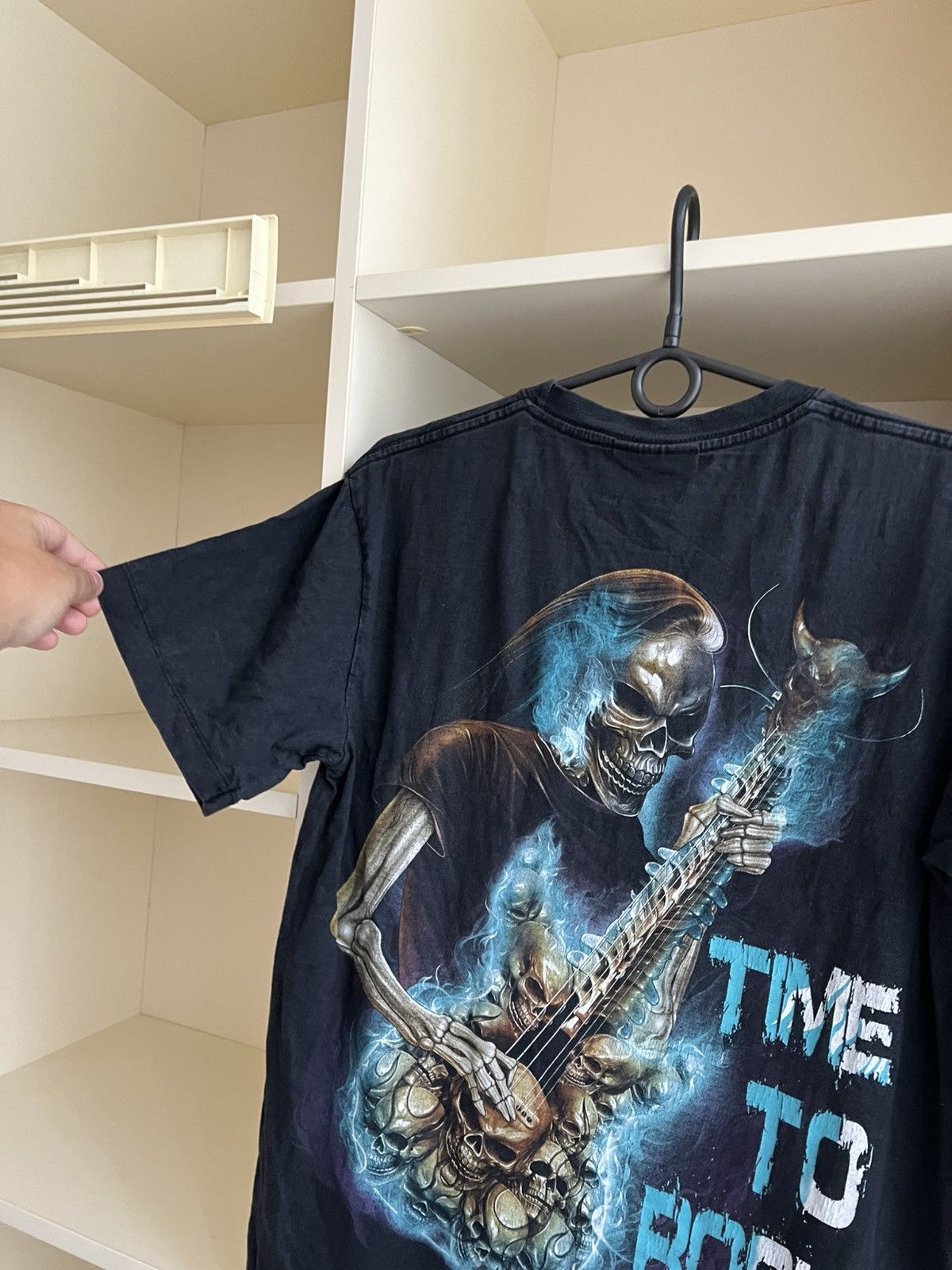 Vintage VINTAGE TIME TO ROCK SKELETON TEE T-SHIRT Size US M / EU 48-50 / 2 - 13 Thumbnail