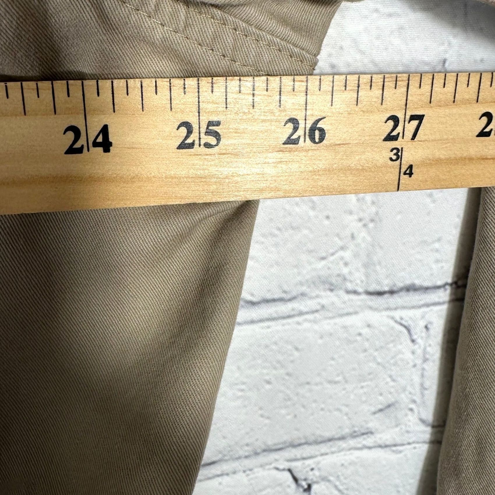 Wrangler Wrangler Mens Tan Khaki Western Pearl Snap Long Sleeve Work Shirt XL Size US XL / EU 56 / 4 - 6 Thumbnail