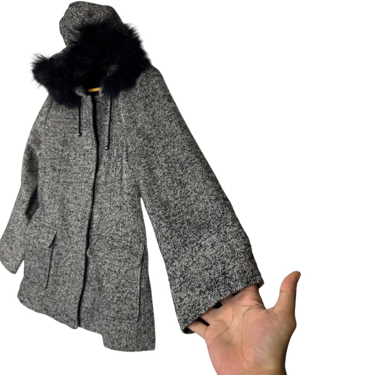 Japanese Brand A/C Design By Alpha Cubic Fux Fur Jacket Size M / US 6-8 / IT 42-44 - 10 Thumbnail