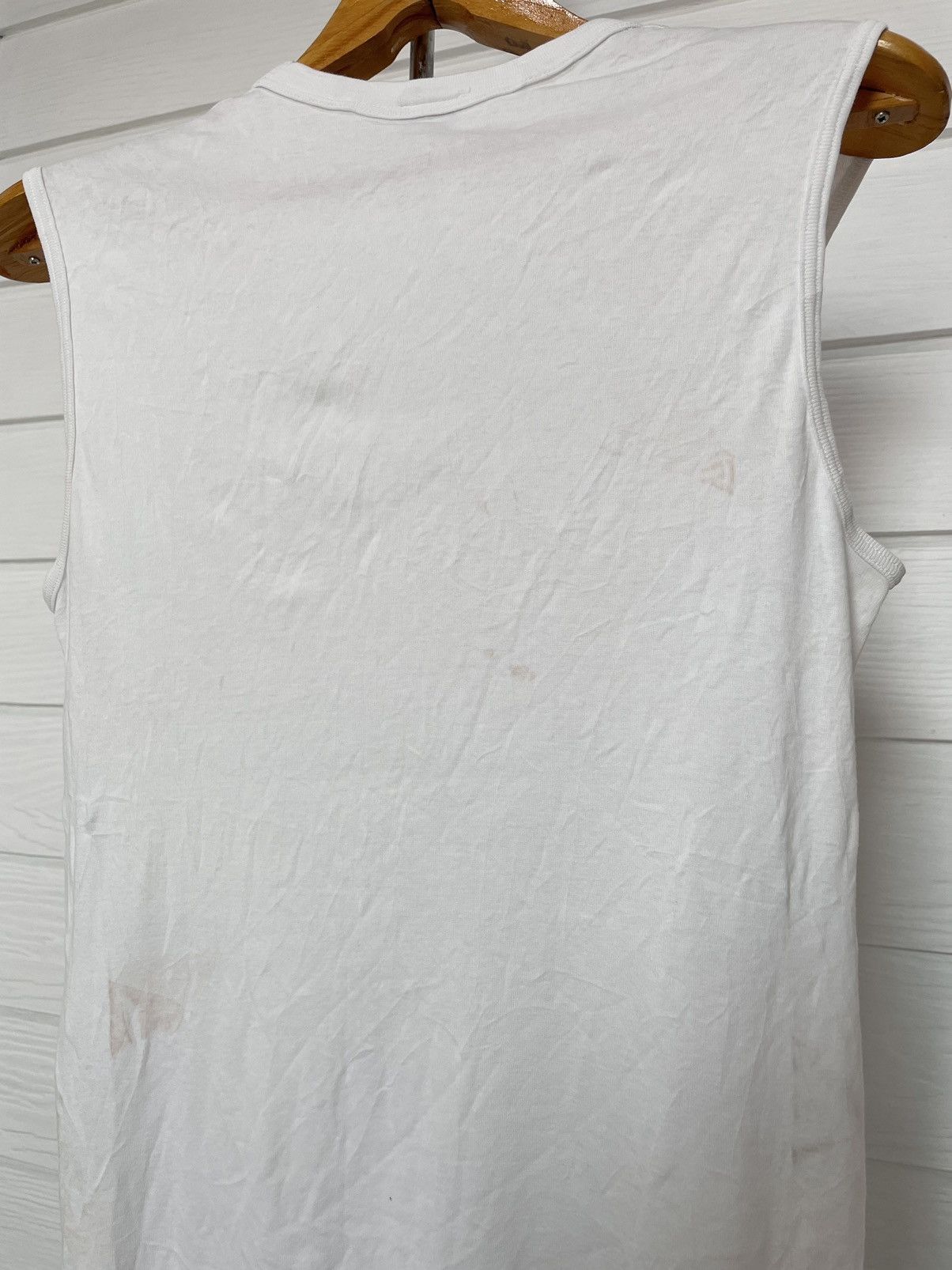 Vintage VINTAGE BVD BLANK WHITE SLEEVELESS Size US XS / EU 42 / 0 - 5 Thumbnail