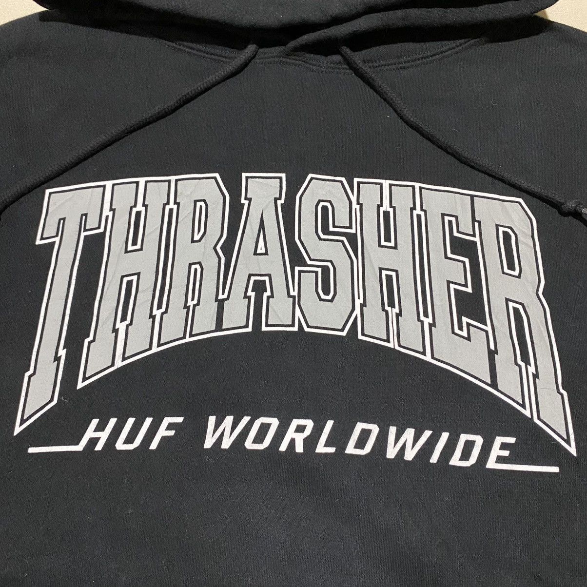 Huf × Thrasher Huf x Thrasher Bayview Black Hoodie Size US L / EU 52-54 / 3 - 2 Thumbnail