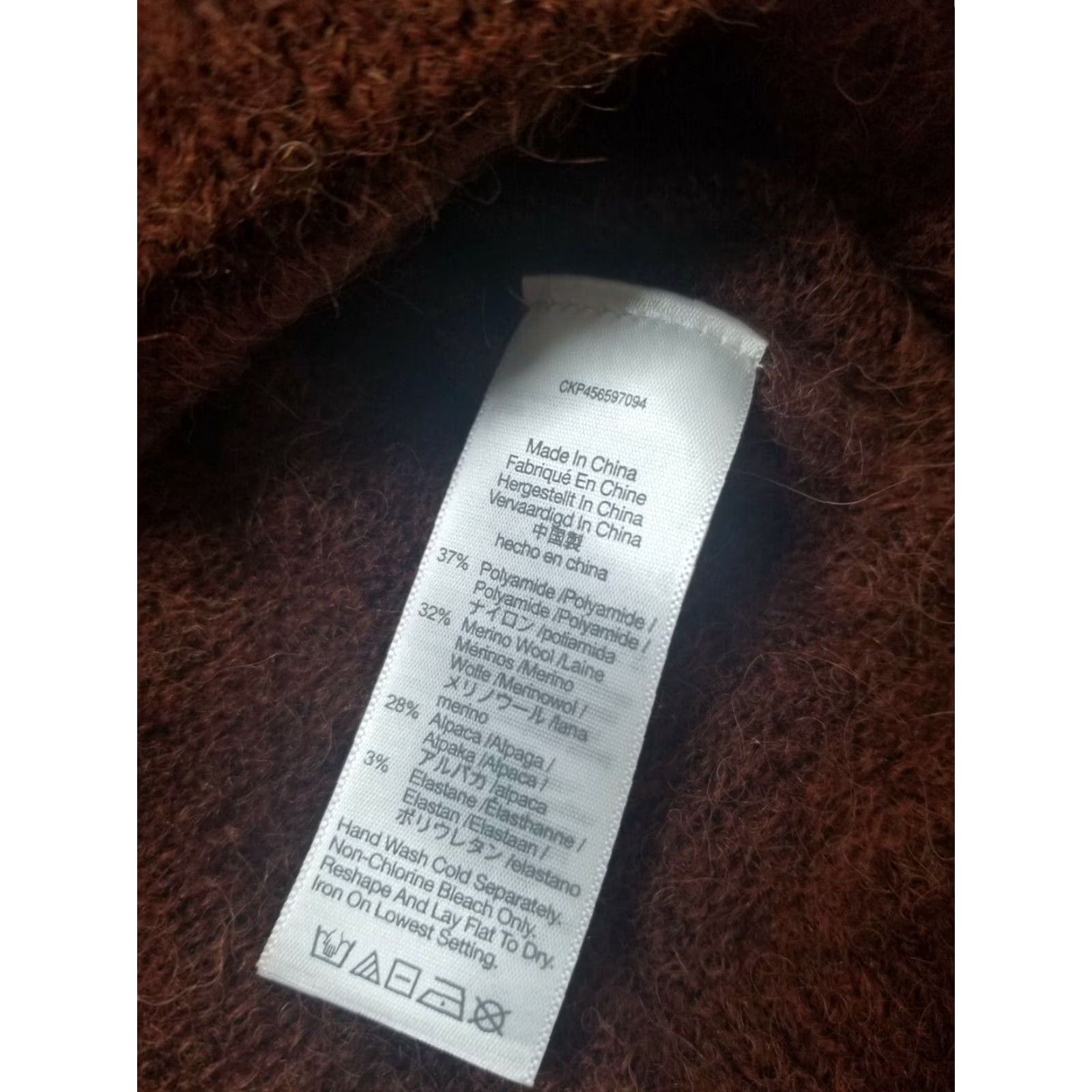 Madewell VINTAGE Madewell Women's Sweater Cardigan Long Sleeve Fall Spring Winter Size S Brown Alpaca Wool Blend Knit Size S / US 4 / IT 40 - 3 Thumbnail