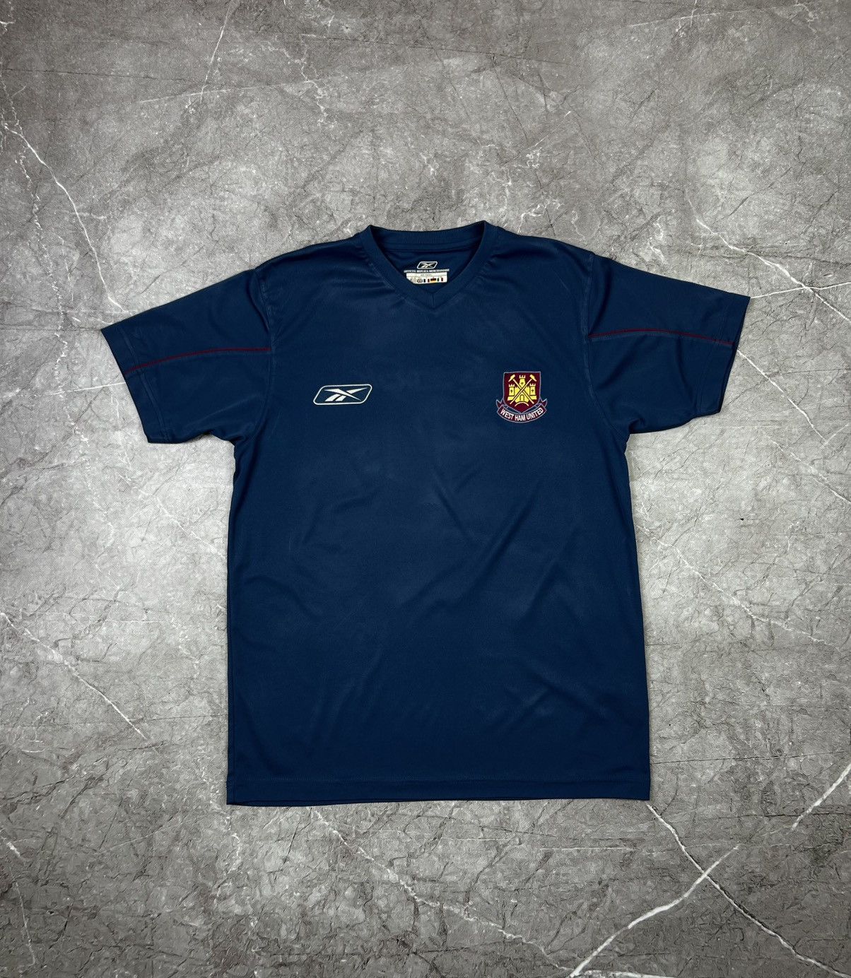 Reebok × Vintage WEST HAM UNITED 2004/06 MEN'S SOCCER JERSEY TRACKSUIT Size US S / EU 44-46 / 1 - 4 Thumbnail