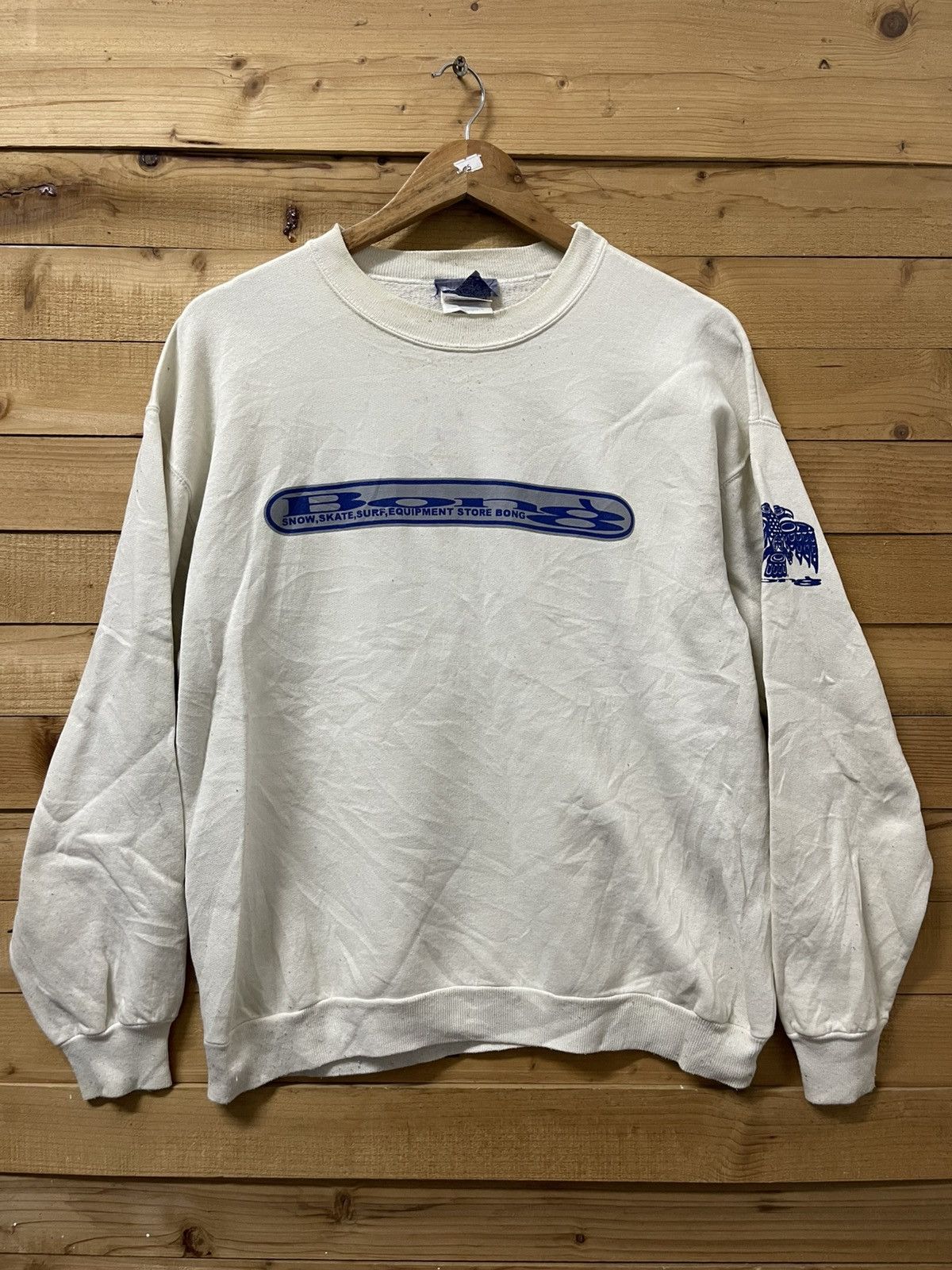 Vintage 90s bong snow skate surf sweatshirt