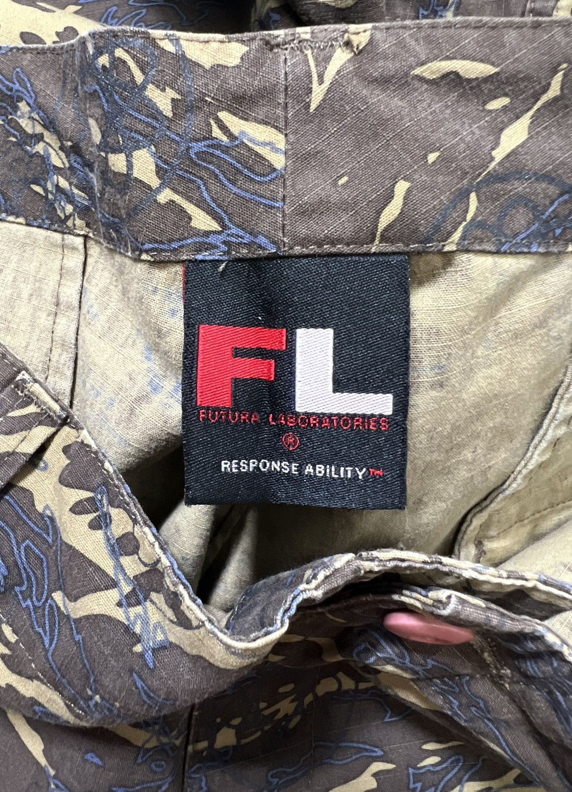 Futura Futura Laboratories - AOP Tiger Camouflage Cargo Pants Size US 34 / EU 50 - 15 Thumbnail