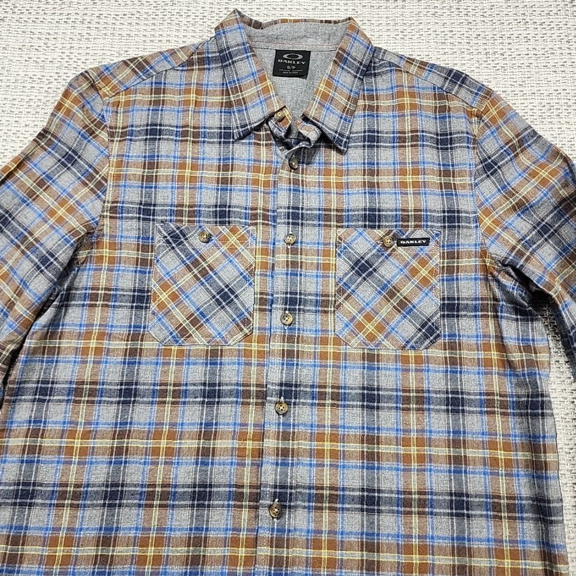 Oakley Oakley Flannel Shirt Mens Small Plaid Long Sleeve Button Up Casual Size US S / EU 44-46 / 1 - 6 Thumbnail