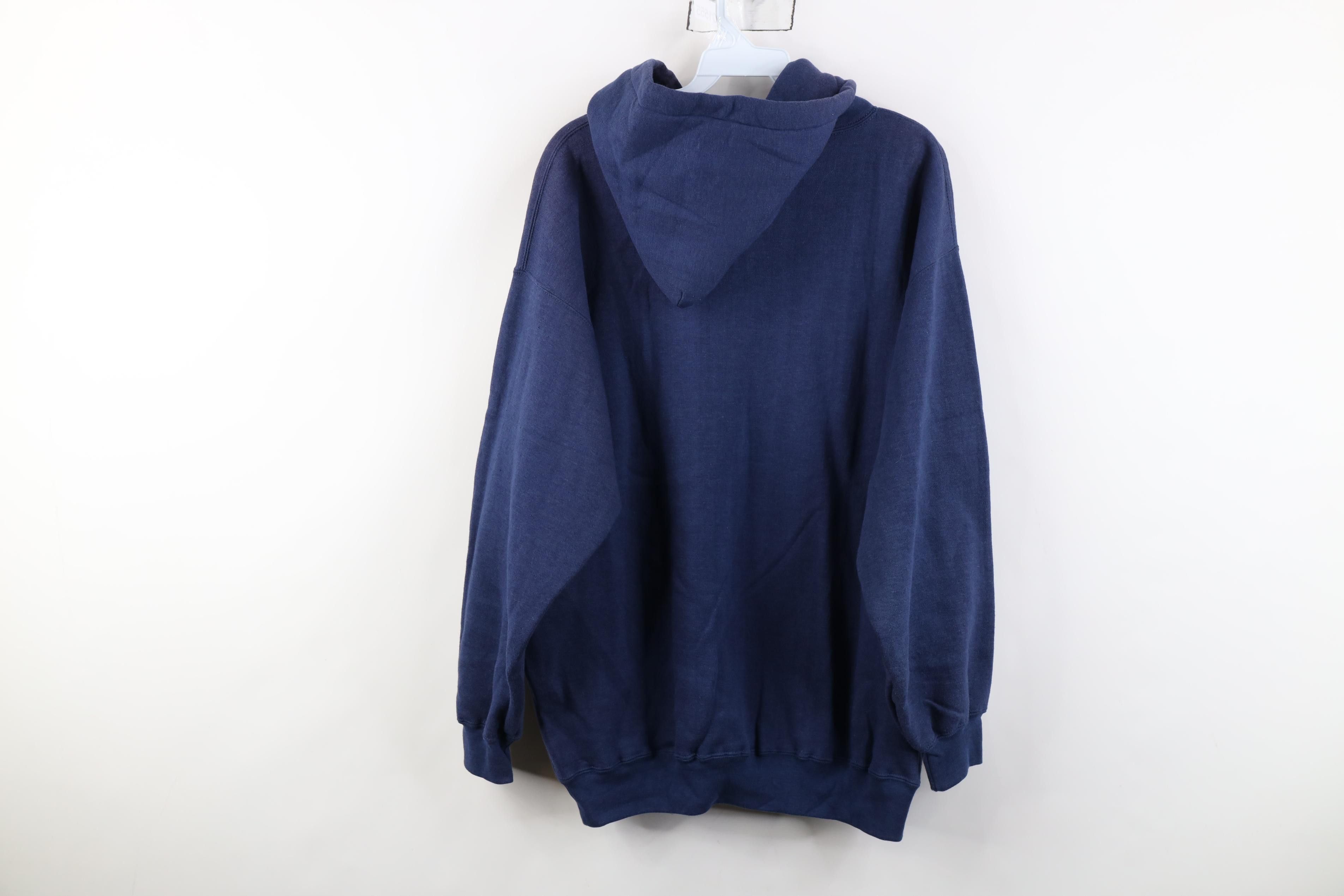 Vintage Deadstock Vintage 90s Streetwear Blank Heavyweight Hoodie Size US M / EU 48-50 / 2 - 11 Thumbnail