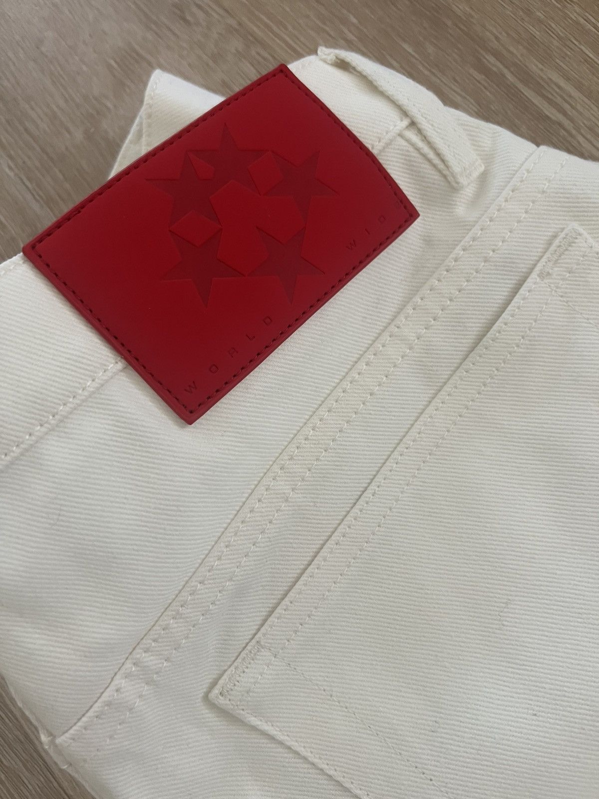 Sp5der SP5DER V3 LOGO WHITE DENIM SHORT Size US 30 / EU 46 - 4 Thumbnail