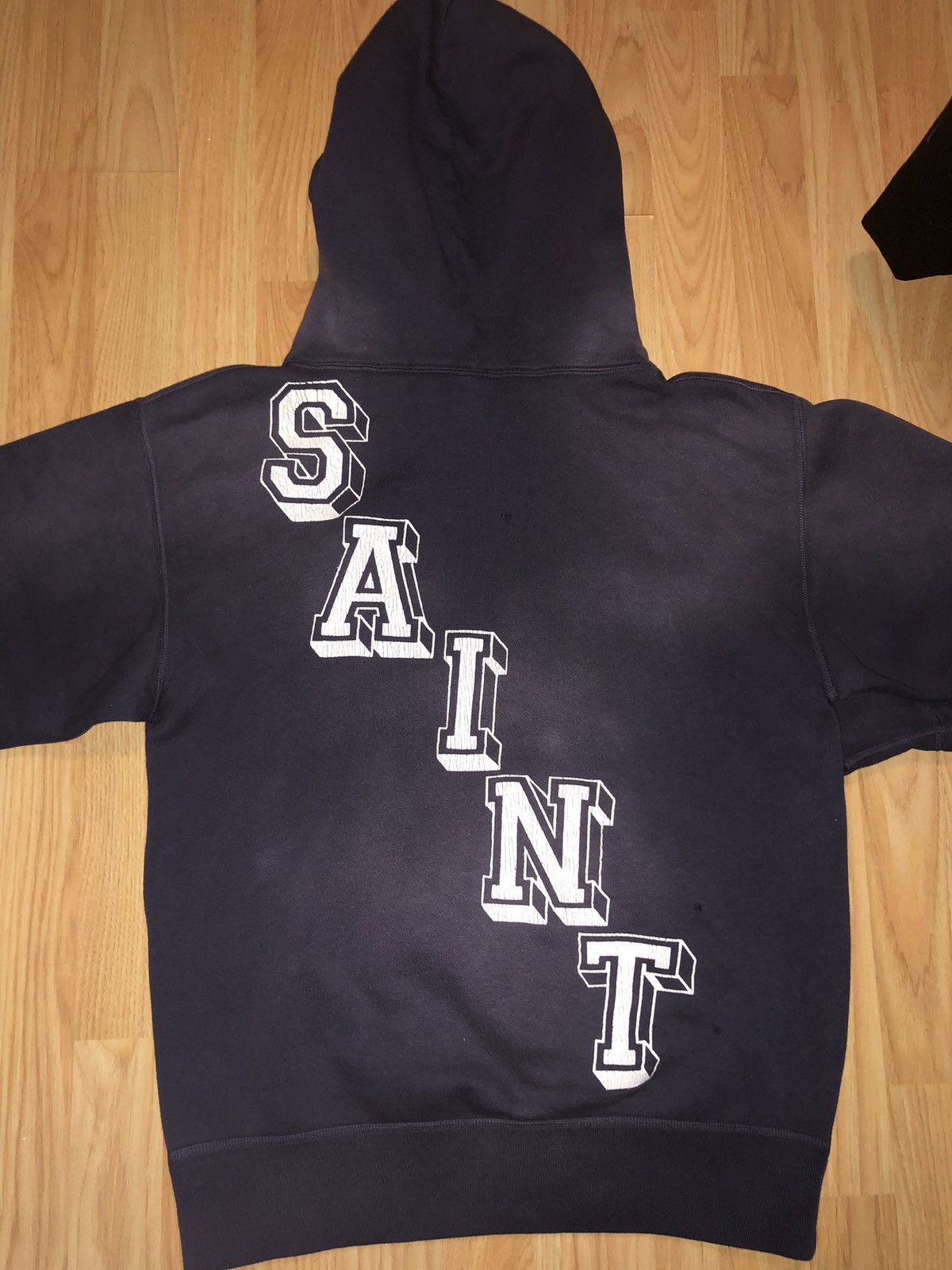 Saint Michael Saint Michael Navy Angel Hoodie - Size Small Size US S / EU 44-46 / 1 - 5 Thumbnail