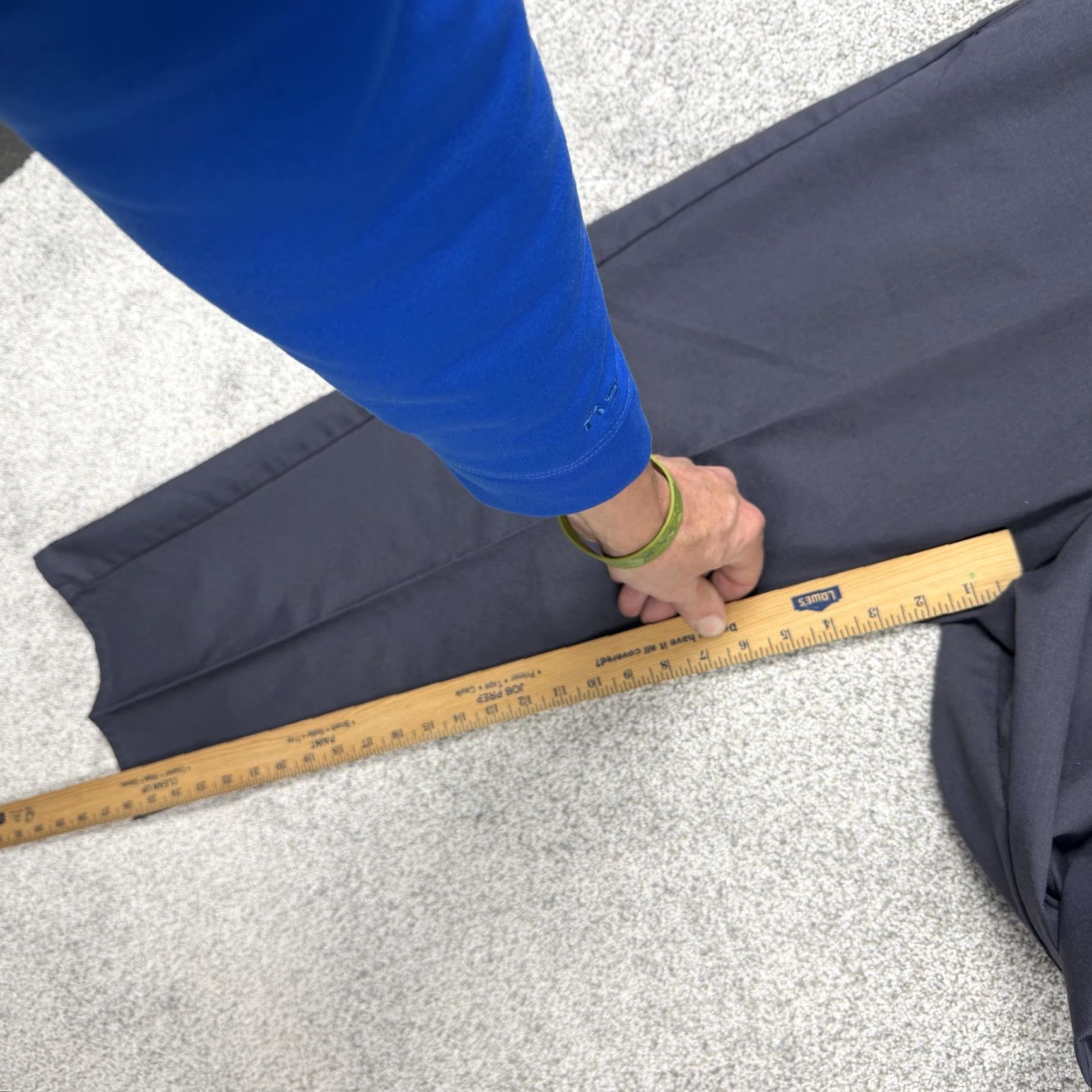 Sears VINTAGE Roebucks Sears Pants 35x26 Regular Blue Dress Pants Men Size US 36 / EU 52 - 4 Thumbnail