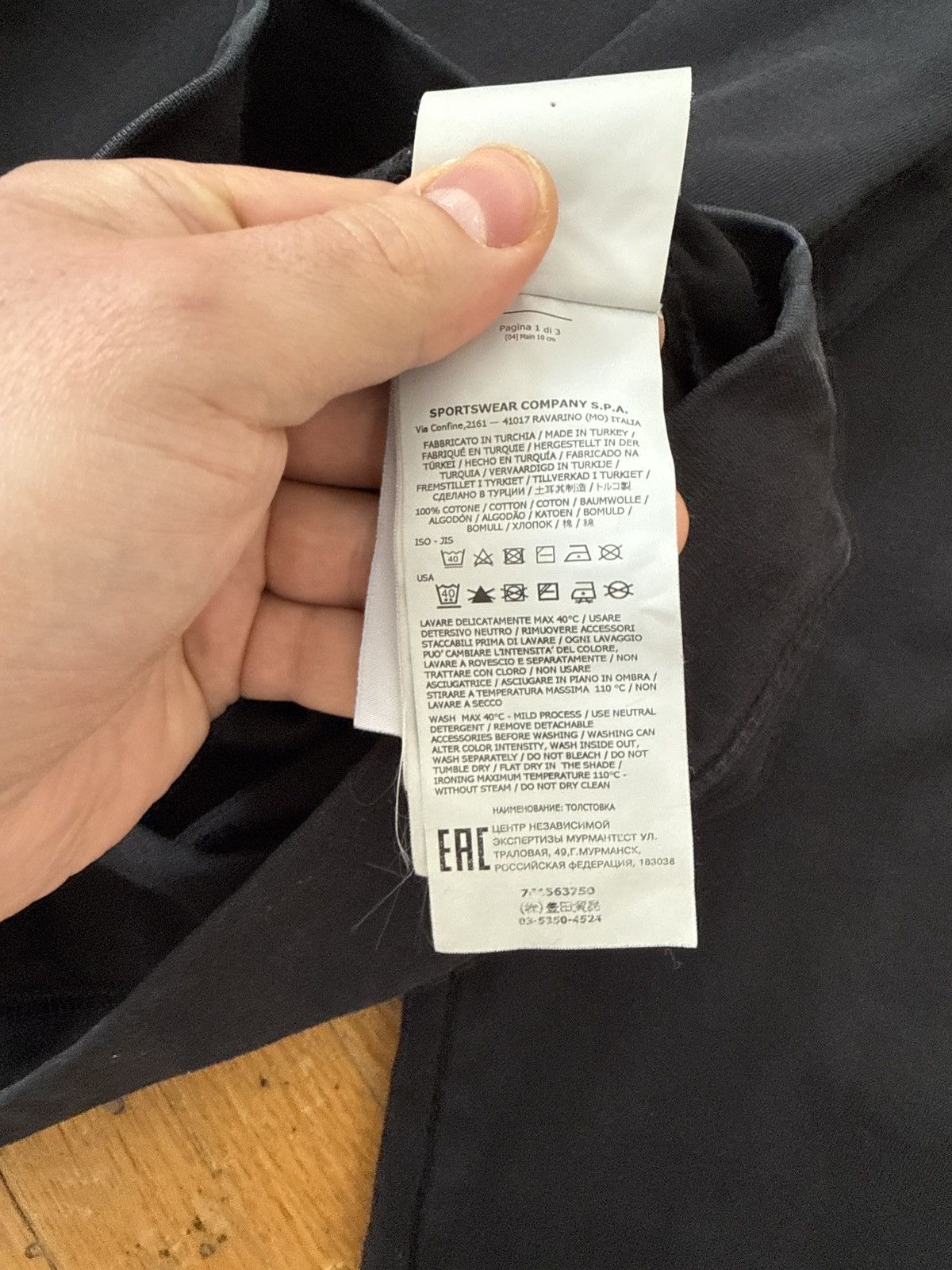 Stone Island Stone Island Black Sweatshirt M Size US M / EU 48-50 / 2 - 7 Thumbnail
