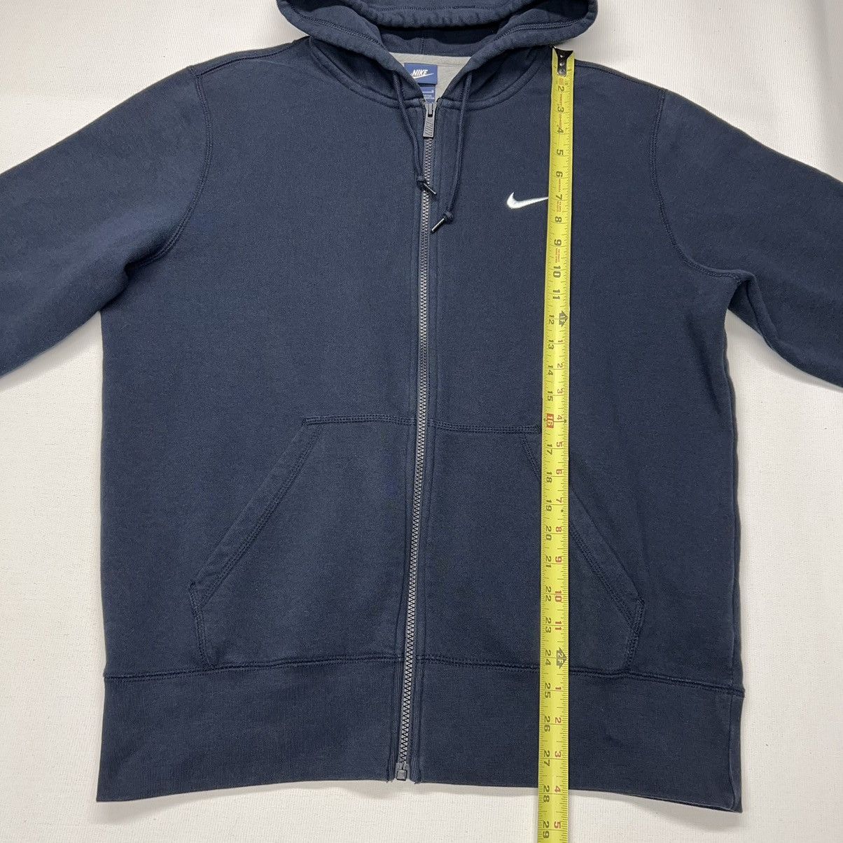 Nike Nike Hoodie Sweatshirt Blue Full Zip Athletic Logo Navy Y2K Size US L / EU 52-54 / 3 - 14 Thumbnail