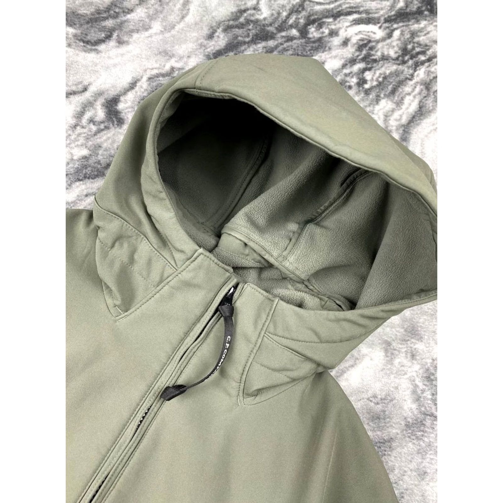 Vintage CP Company Jacket Men Size 52 Olive Green Fleece Lined Nylon Shell Logo Puffer Winter Size US L / EU 52-54 / 3 - 3 Thumbnail