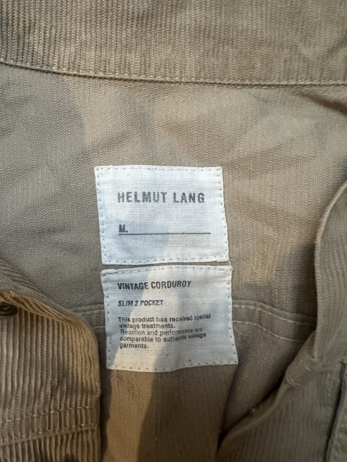 Helmut Lang Helmut Lang Corduroy Trucker Jacket Size US XS / EU 42 / 0 - 2 Thumbnail