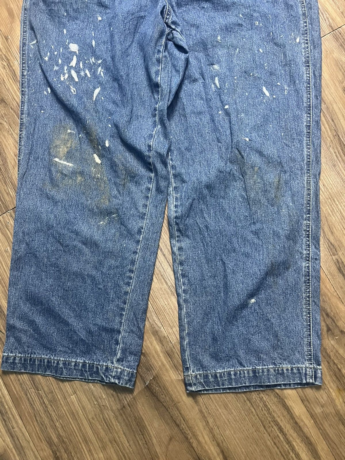 St. Johns Bay Vintage St. John's Bay (SJB) Denim Overalls - (42) Size US 37 - 4 Thumbnail