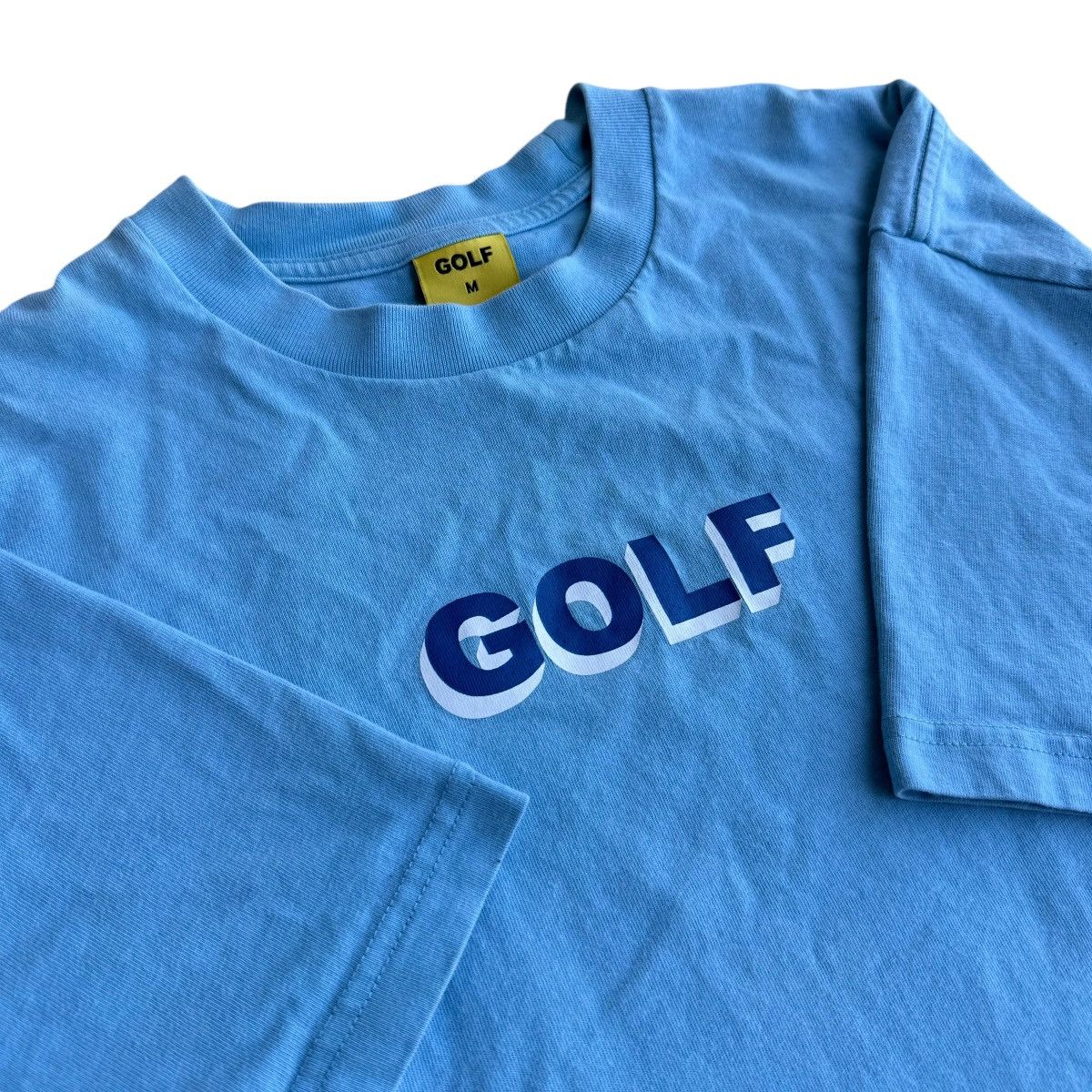 Golf Wang × Tyler The Creator GOLF WANG Tyler The Creator Blue Basic Logo Tee Shirt Size US M / EU 48-50 / 2 - 5 Thumbnail