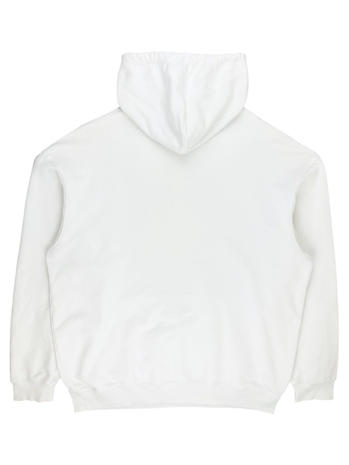 Balenciaga SS19 Balenciaga Rainbow Crest Logo Embroidered Hoodie White Size US M / EU 48-50 / 2 - 2 Thumbnail
