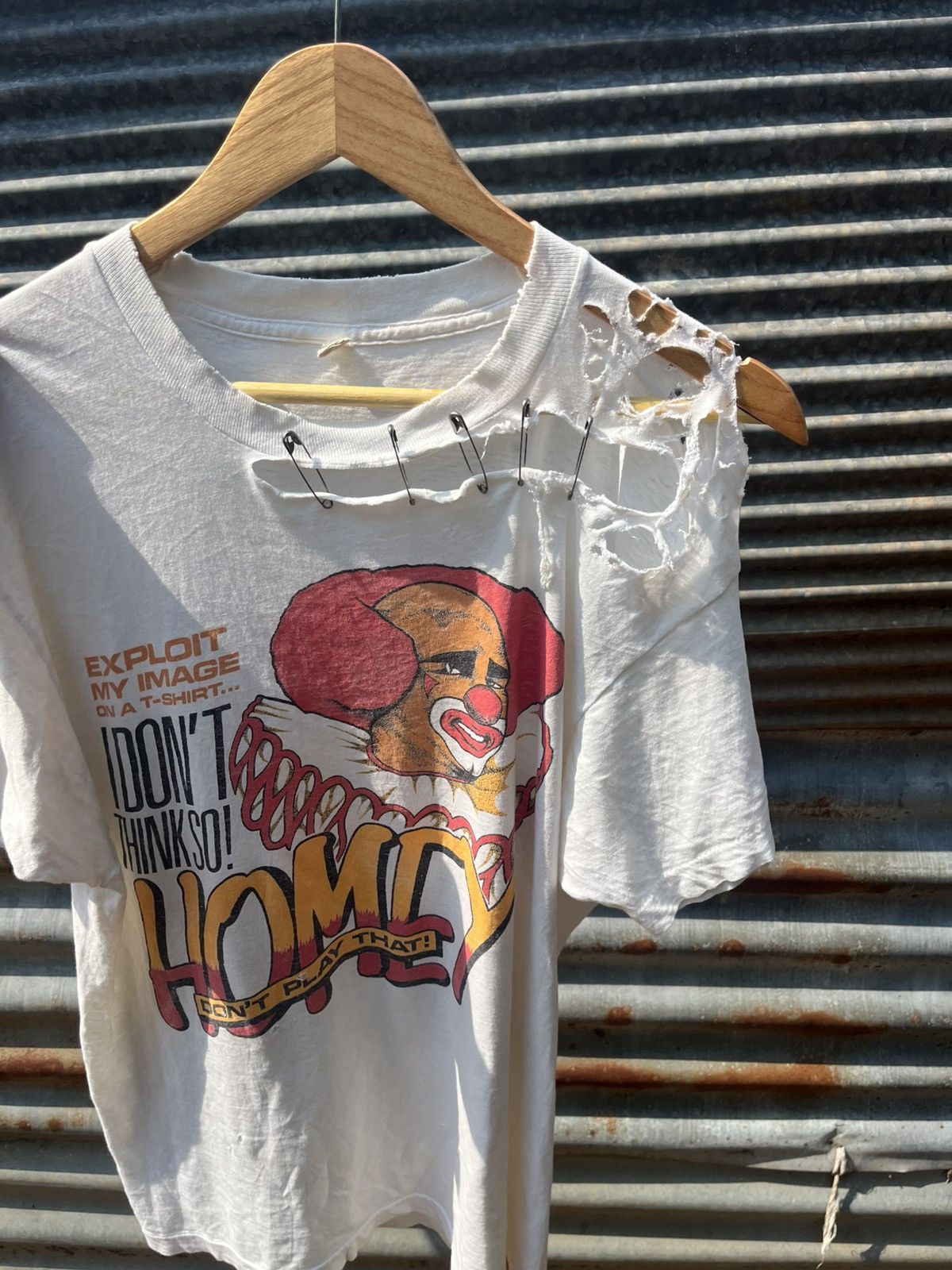 Vintage Thrashed HOMEY don’t play that 80s’ Distressed Size US L / EU 52-54 / 3 - 2 Thumbnail