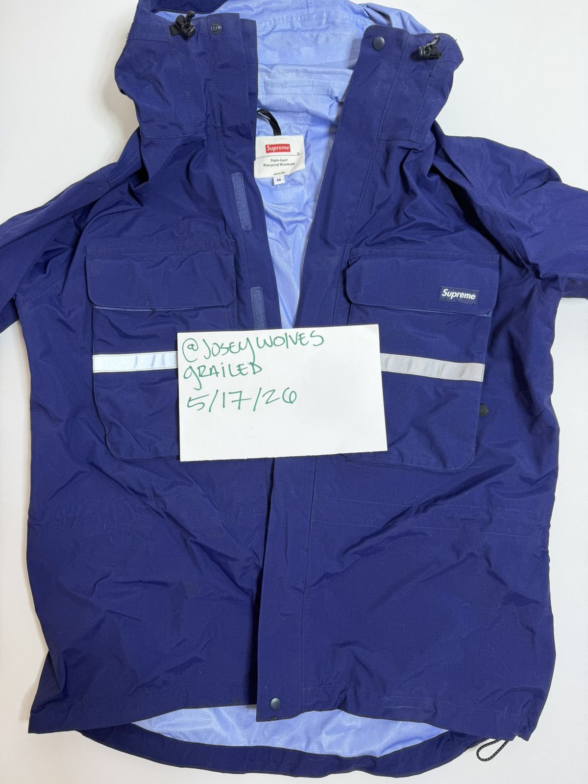 Supreme Hi-Vis Taped Seam Jacket & Team '94 windbreaker jacket Size US L / EU 52-54 / 3 - 5 Thumbnail
