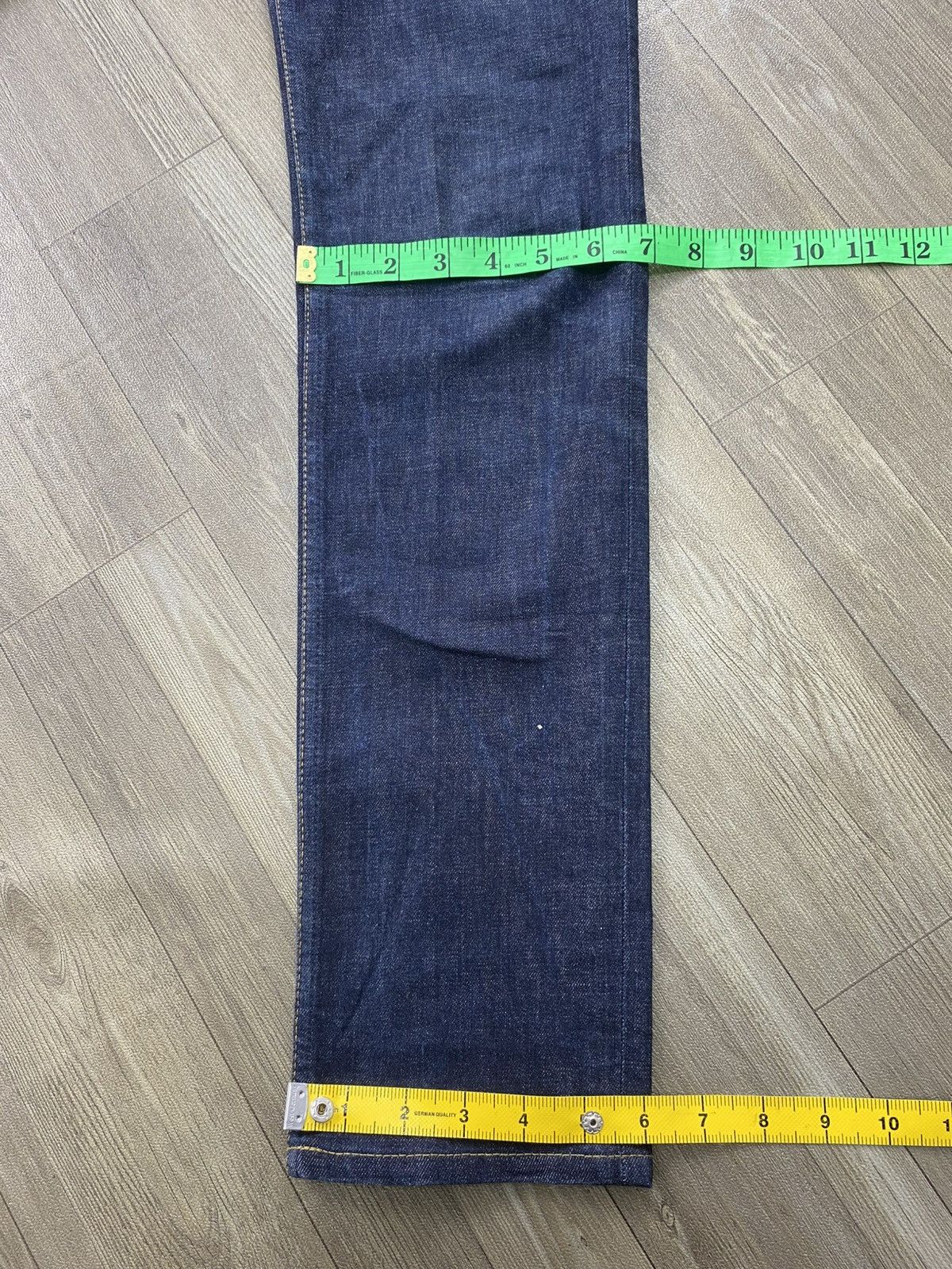 Acne Studios Luxury Acne Studios Ace Raw Gothic Skinny Blue Jeans Size US 27 - 21 Thumbnail