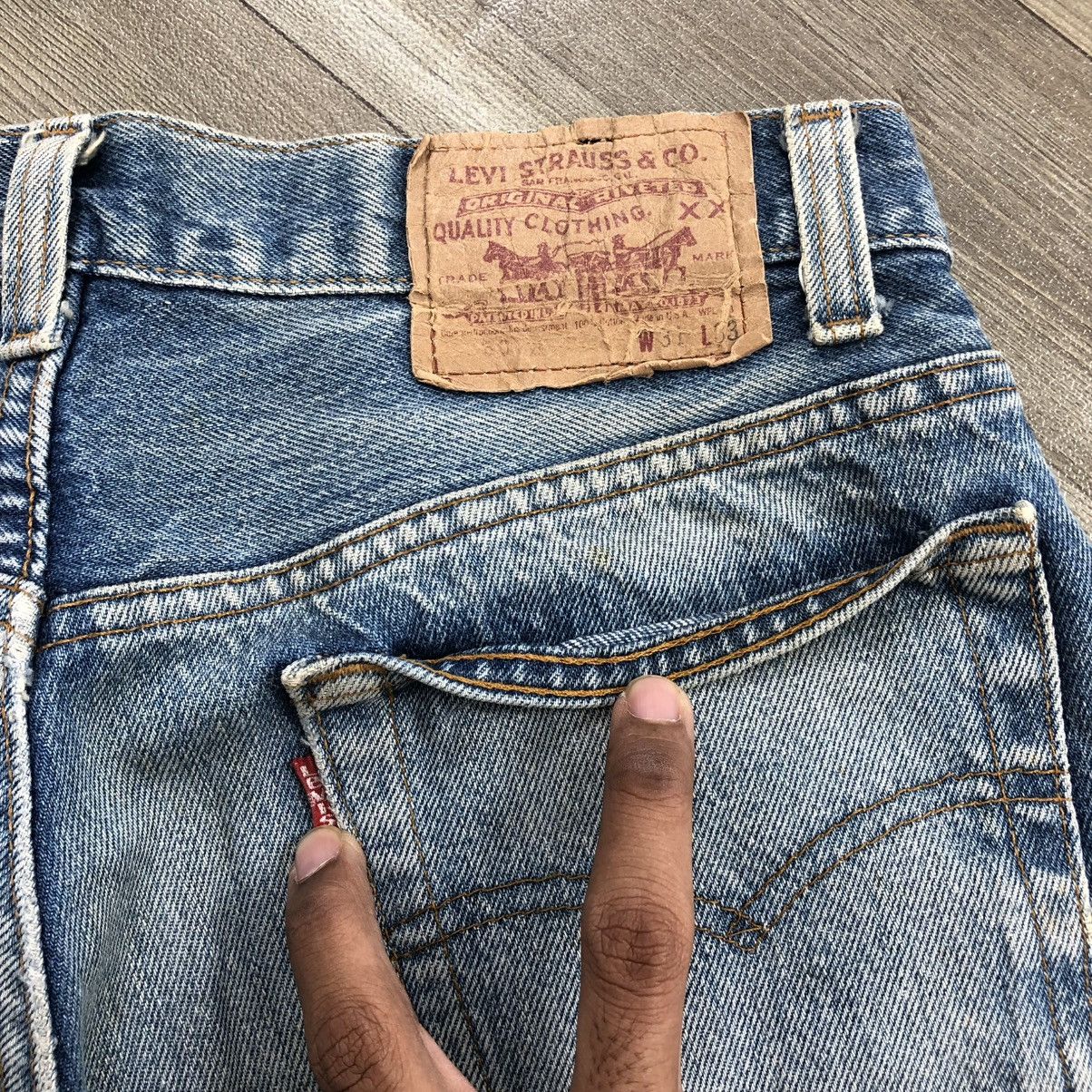 Levi's × Levi's Vintage Clothing × Vintage 🇺🇸90’s Vintage Levis 501XX 31x33 Straight Leg Faded Jeans Size US 29 - 11 Thumbnail