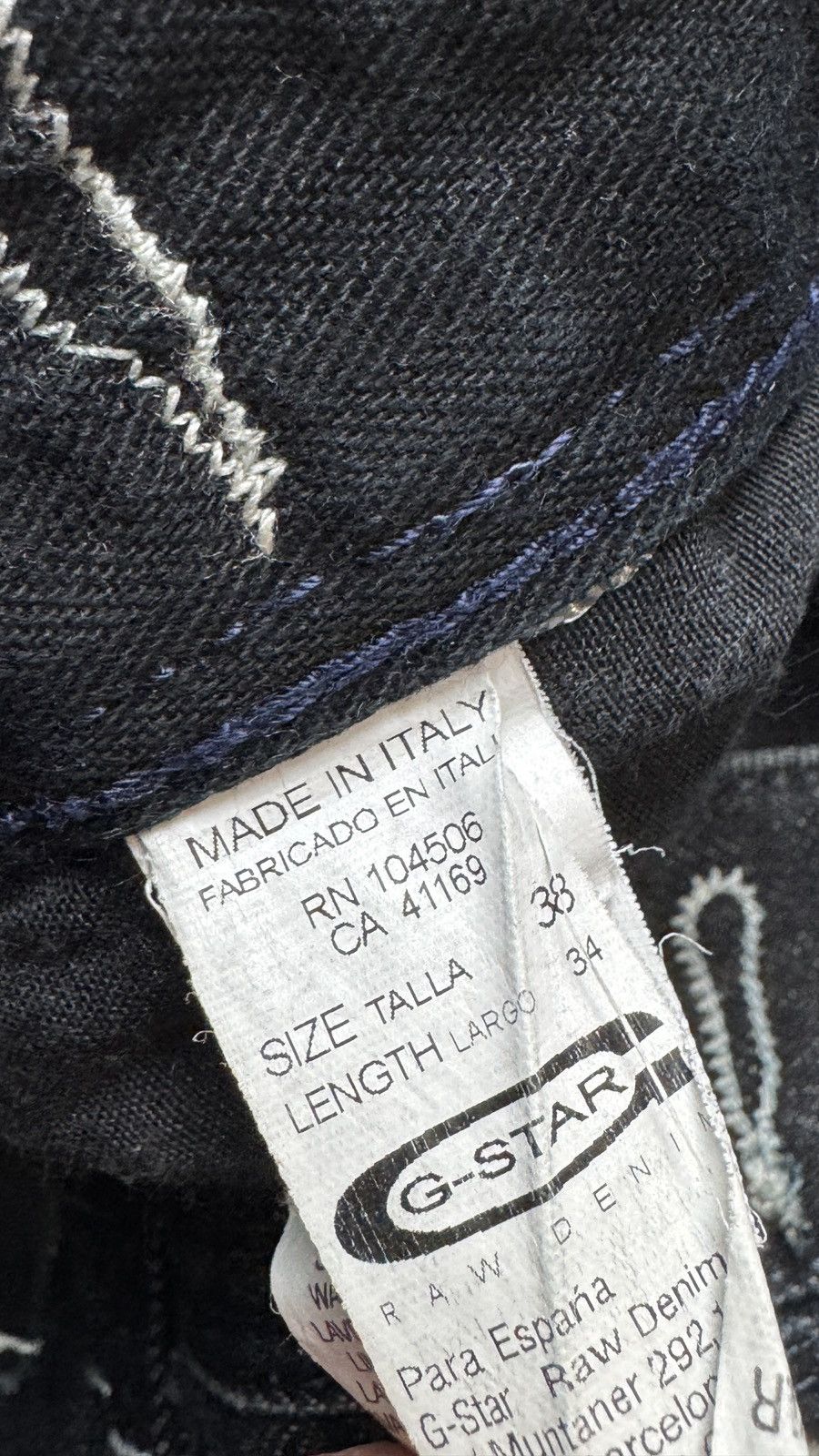 If Six Was Nine G-Star Dirty Faded Mudwash Distressed Jeans LGB if6was9 vibe Size US 36 / EU 52 - 9 Thumbnail
