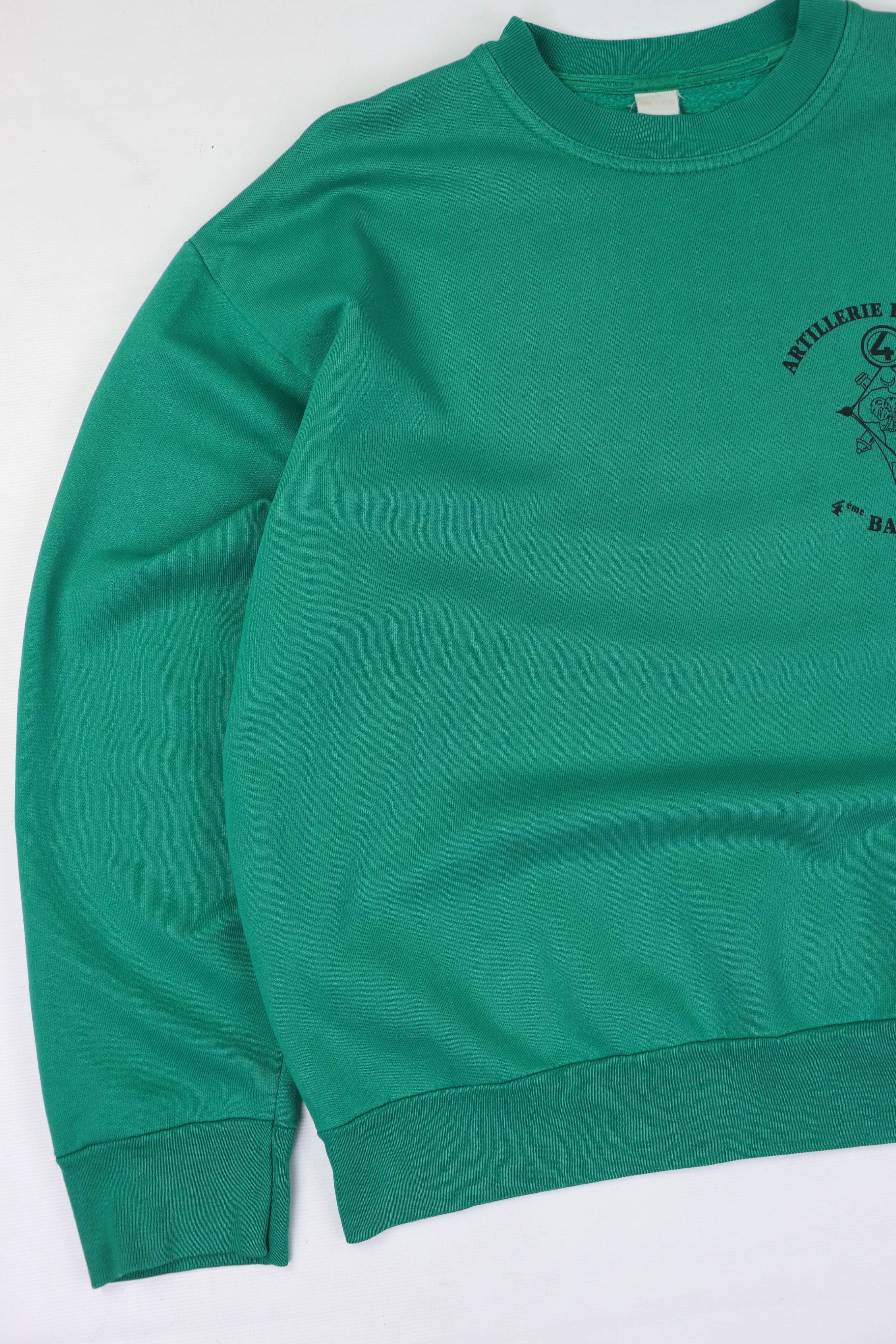 Vintage Vintage Batterie D'Afrique French Army Crewneck Sweatshirt Size US L / EU 52-54 / 3 - 5 Thumbnail