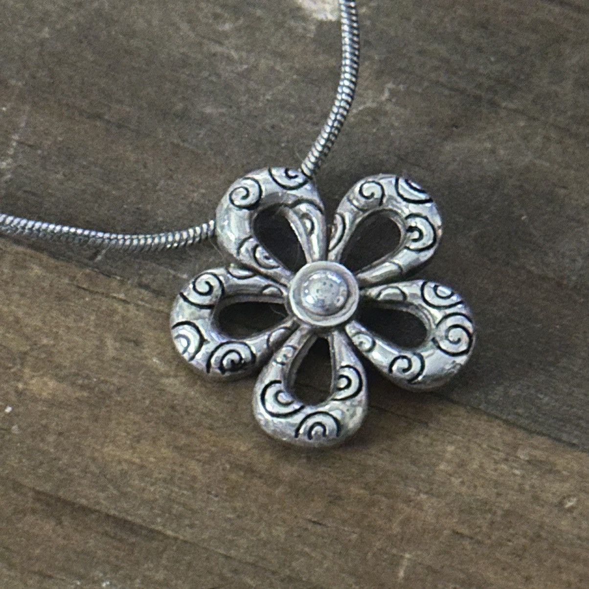 Brighton Brighton silver tone infinity flower pendant necklace Size ONE SIZE - 5 Thumbnail