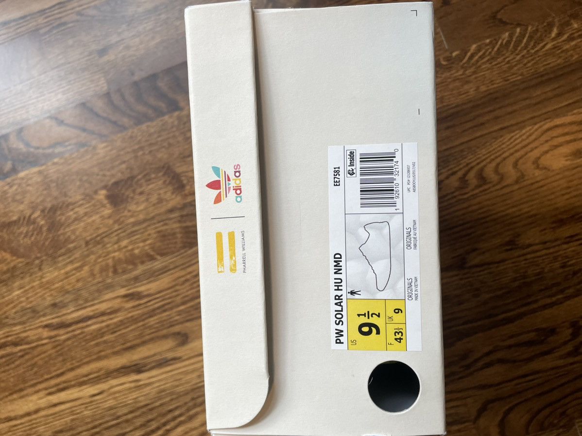 Adidas × Pharrell Adidas Pharrell PW Solar Hu NMD Sky Blue Size US 9.5 / EU 42-43 - 6 Thumbnail