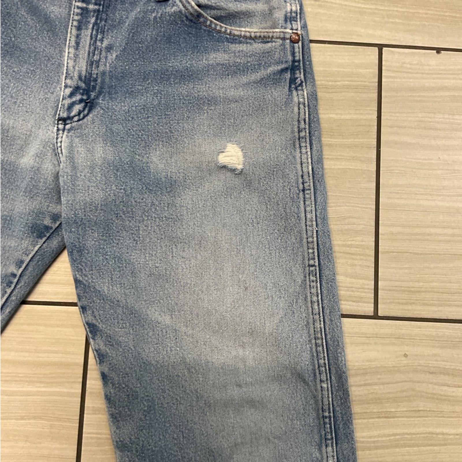 Wrangler Wrangler Distressed Jeans Size US 34 / EU 50 - 5 Thumbnail