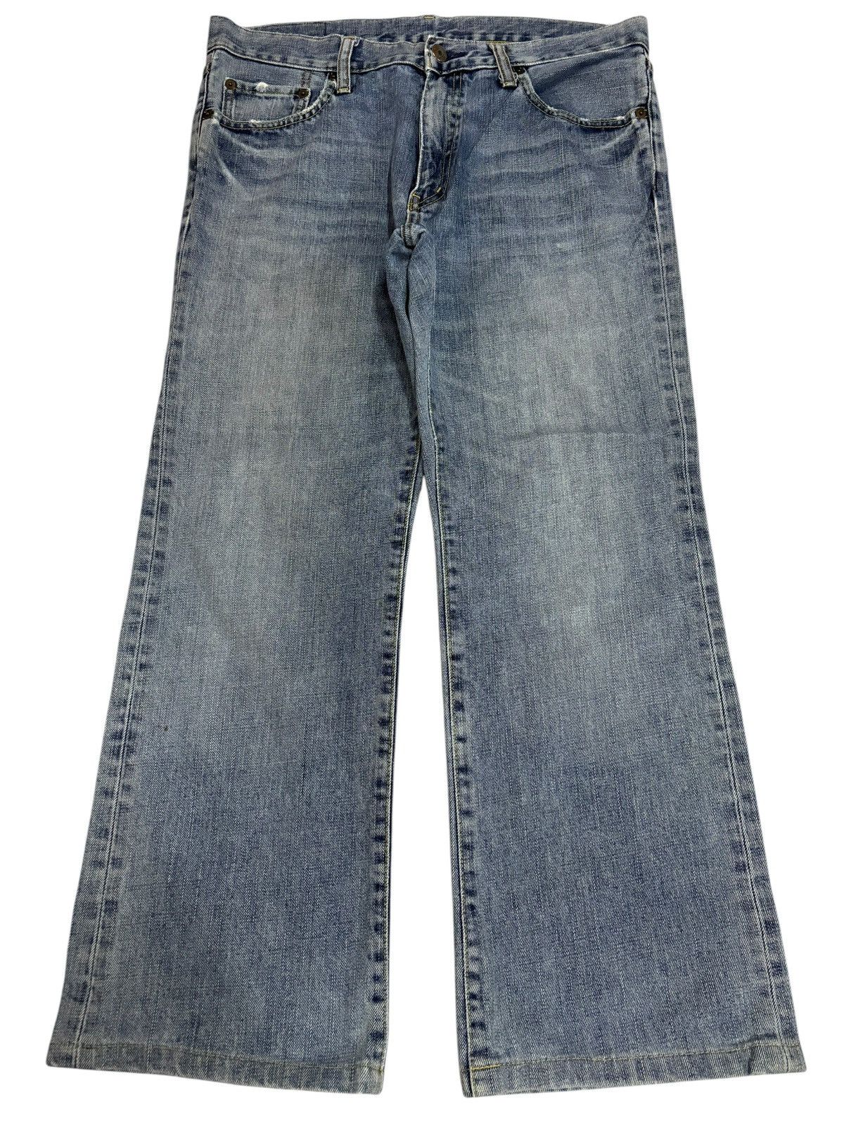 Japanese Brand × Kaihara Denim × Vintage Vintage Kaihara Uniqlo B-002 Blue Washed Jeans Size US 32 / EU 48 - 1 Thumbnail