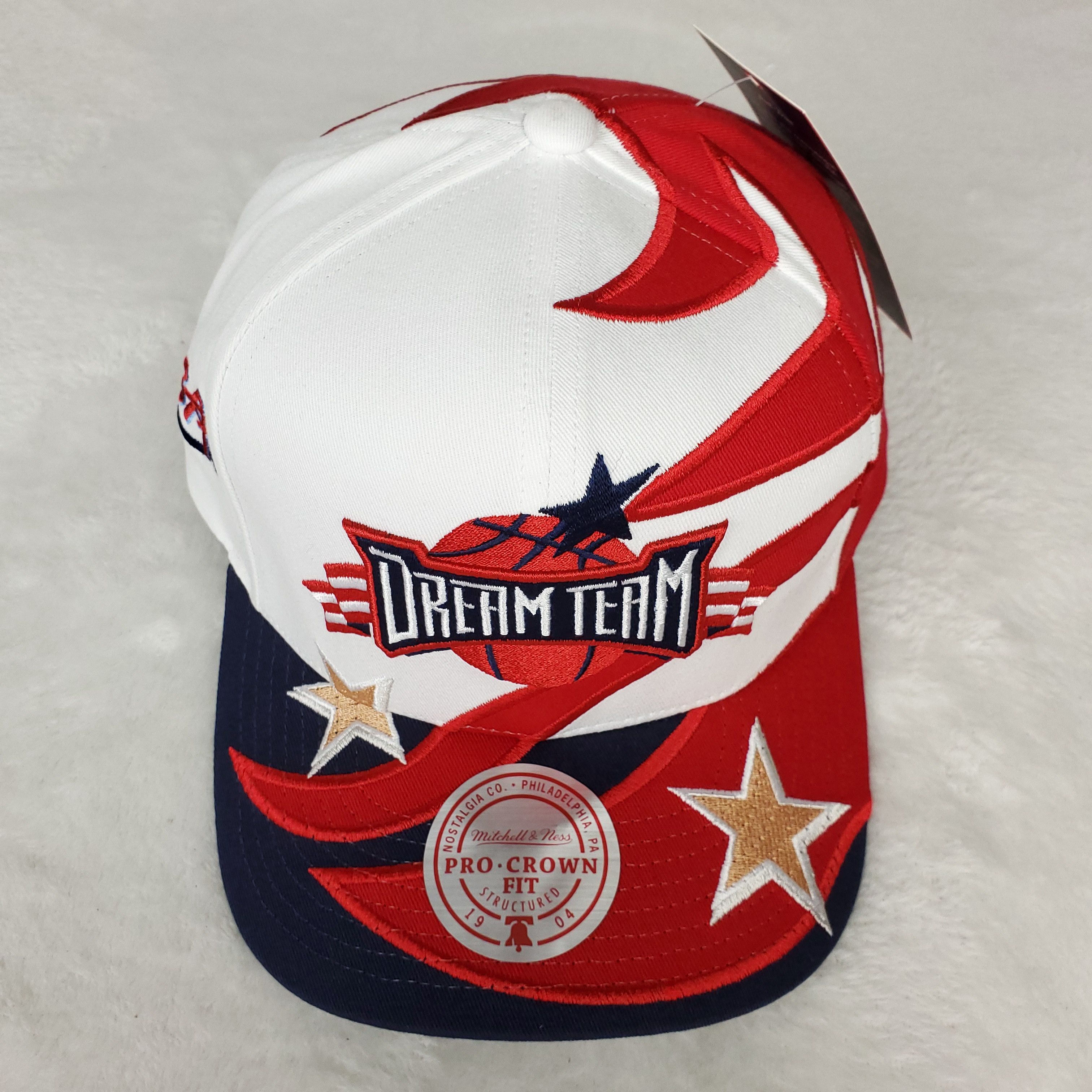 Just Don × Mitchell & Ness Just Don Dream Team USA Basketball Pro Fit Snapback Hat Cap Size ONE SIZE - 3 Thumbnail