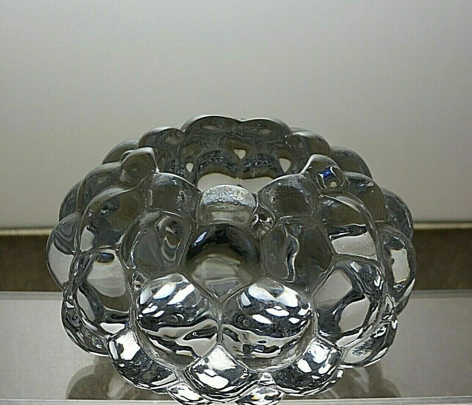 The Unbranded Brand Heavy Glass Candle Holder 2 1/2" Size ONE SIZE - 2 Thumbnail