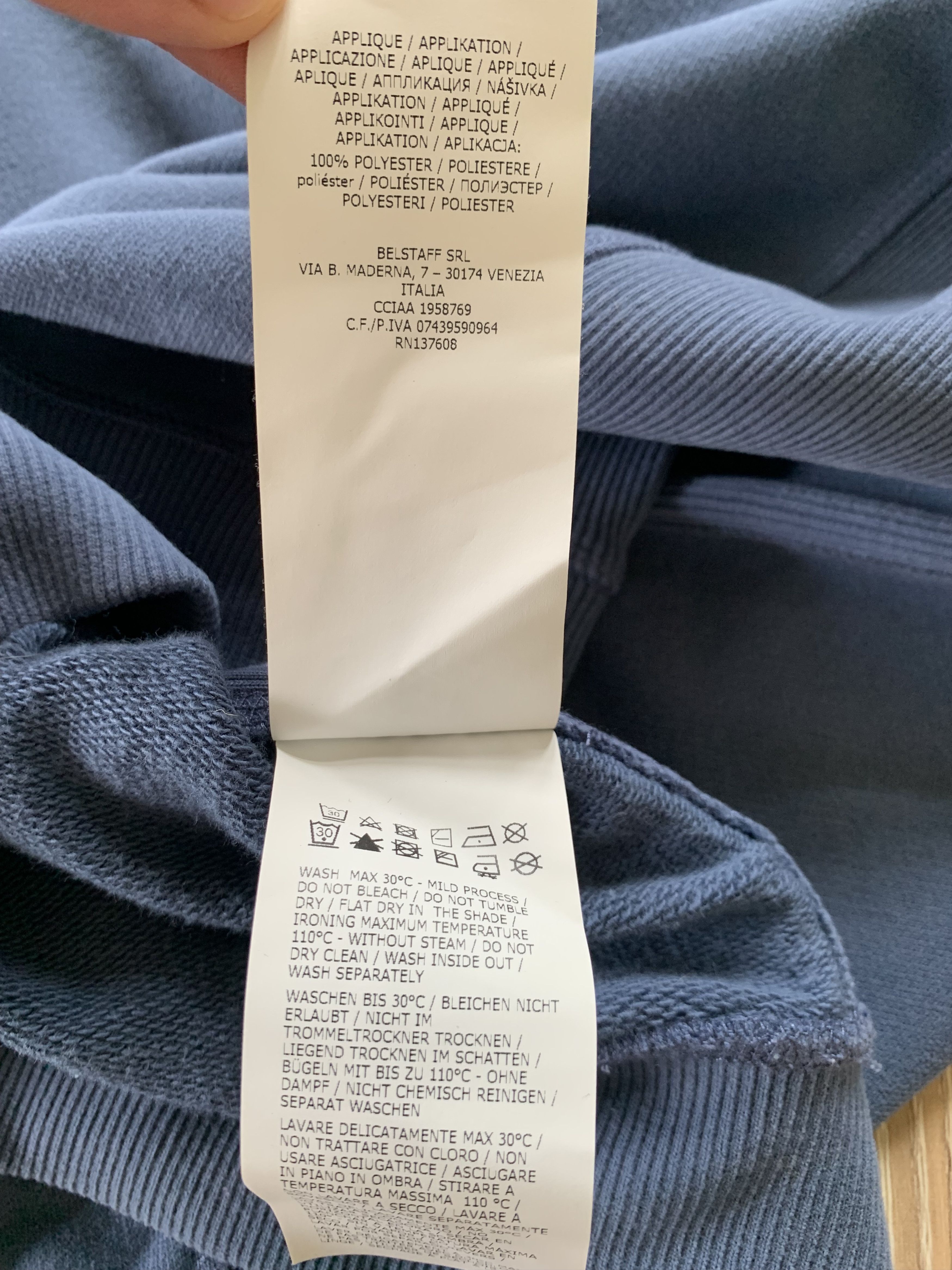 Belstaff Belstaff Cotton Half-Zip Jaxon Sweatshirt Size US M / EU 48-50 / 2 - 9 Thumbnail
