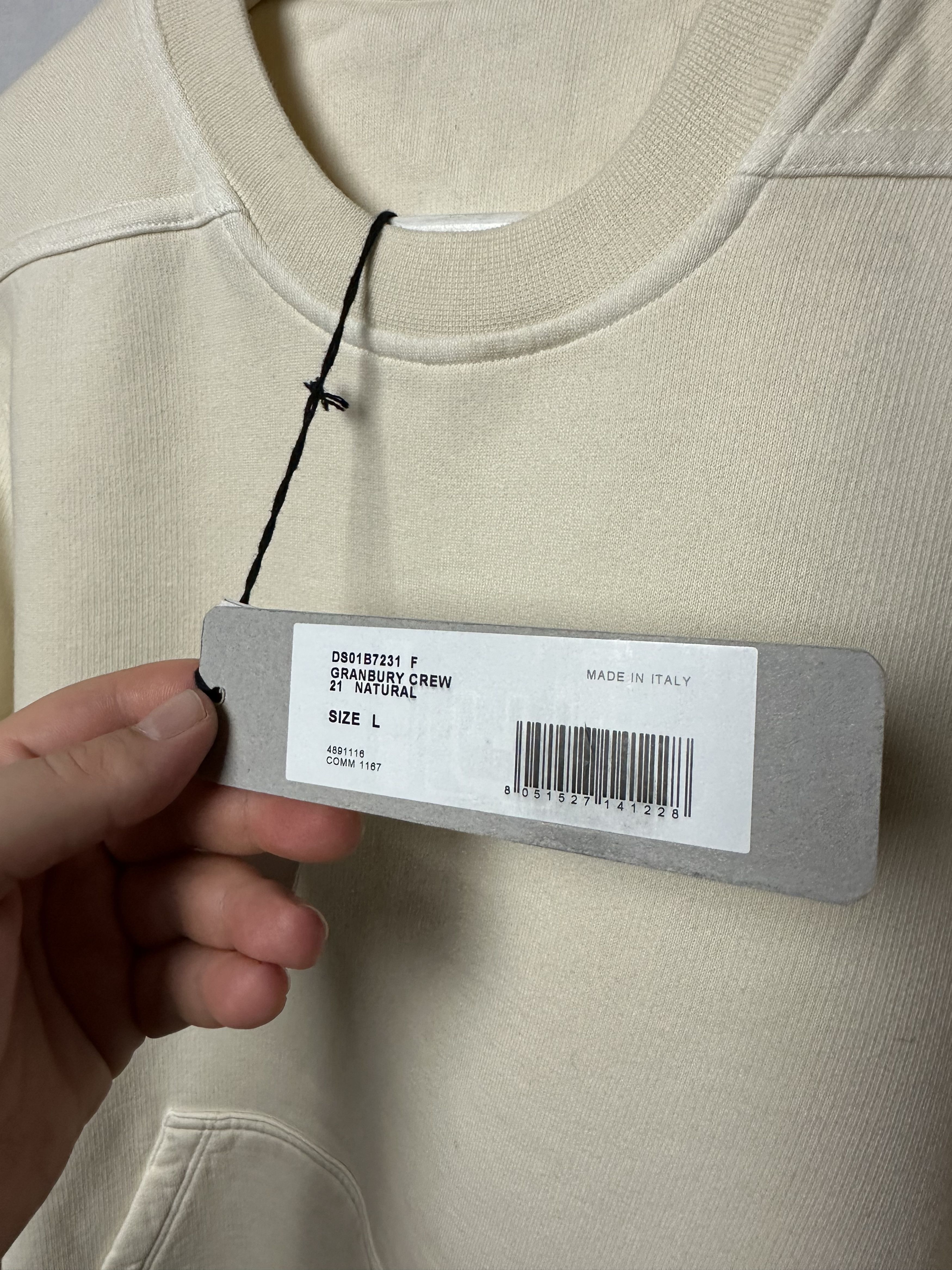 Rick Owens BNWT Granbury crew-neck sweatshirt Size US L / EU 52-54 / 3 - 5 Thumbnail