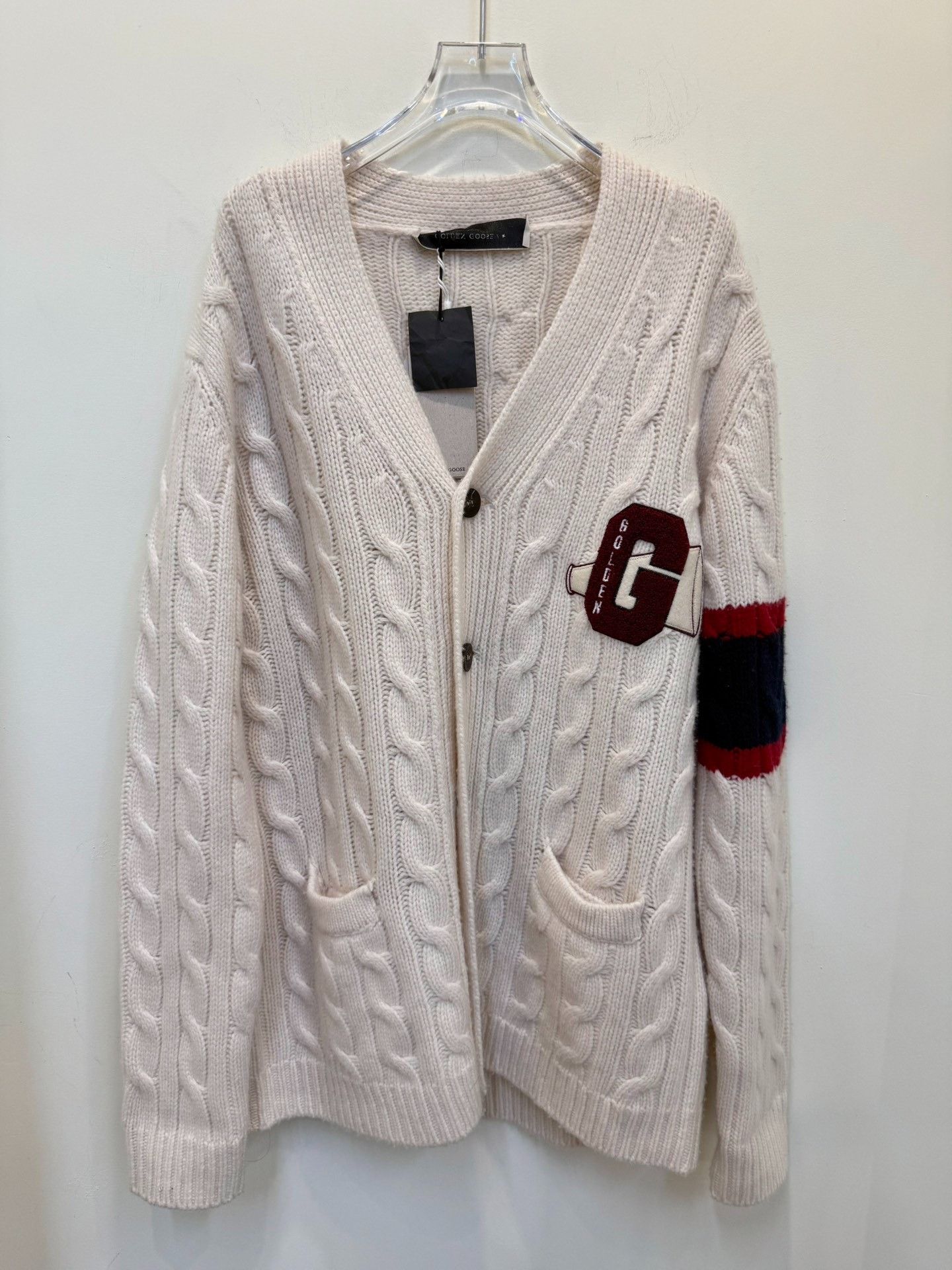 Golden Goose Golden Goose Men's Wool Cardigan Size US XL / EU 56 / 4 - 1 Thumbnail