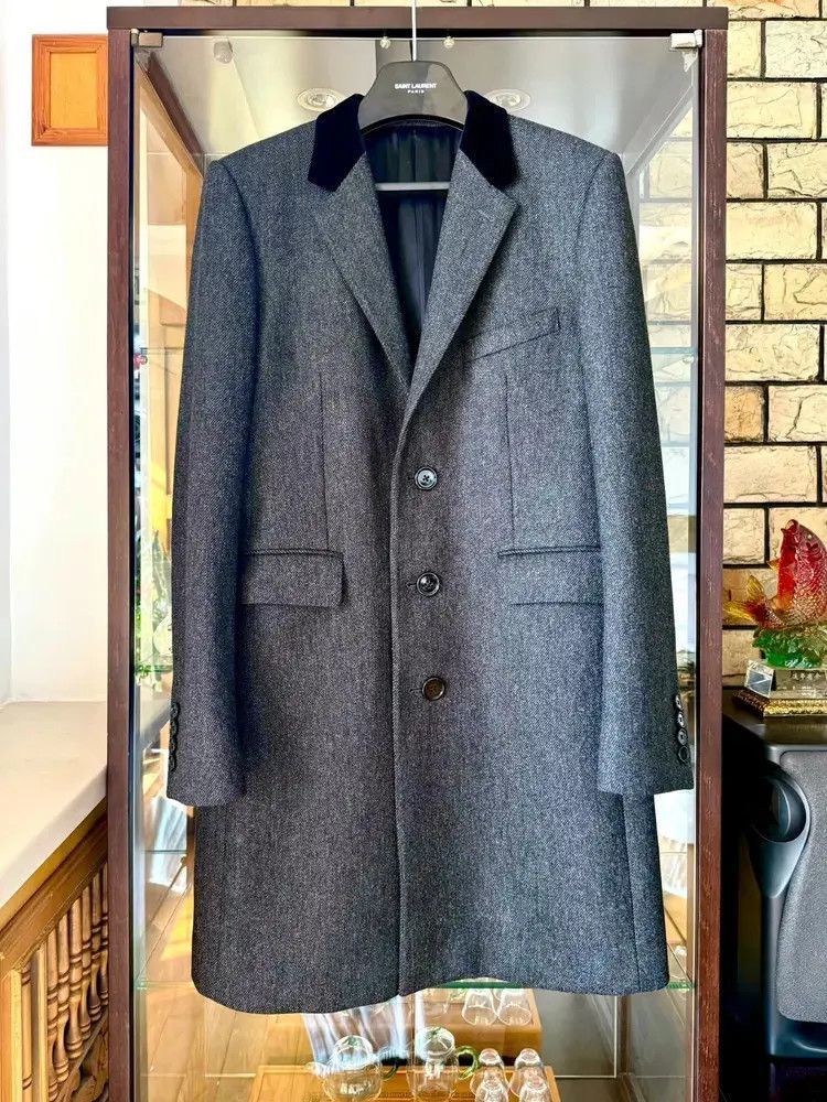 Celine Sz 50 Celine 19SS Velvet Joint Coat-2506