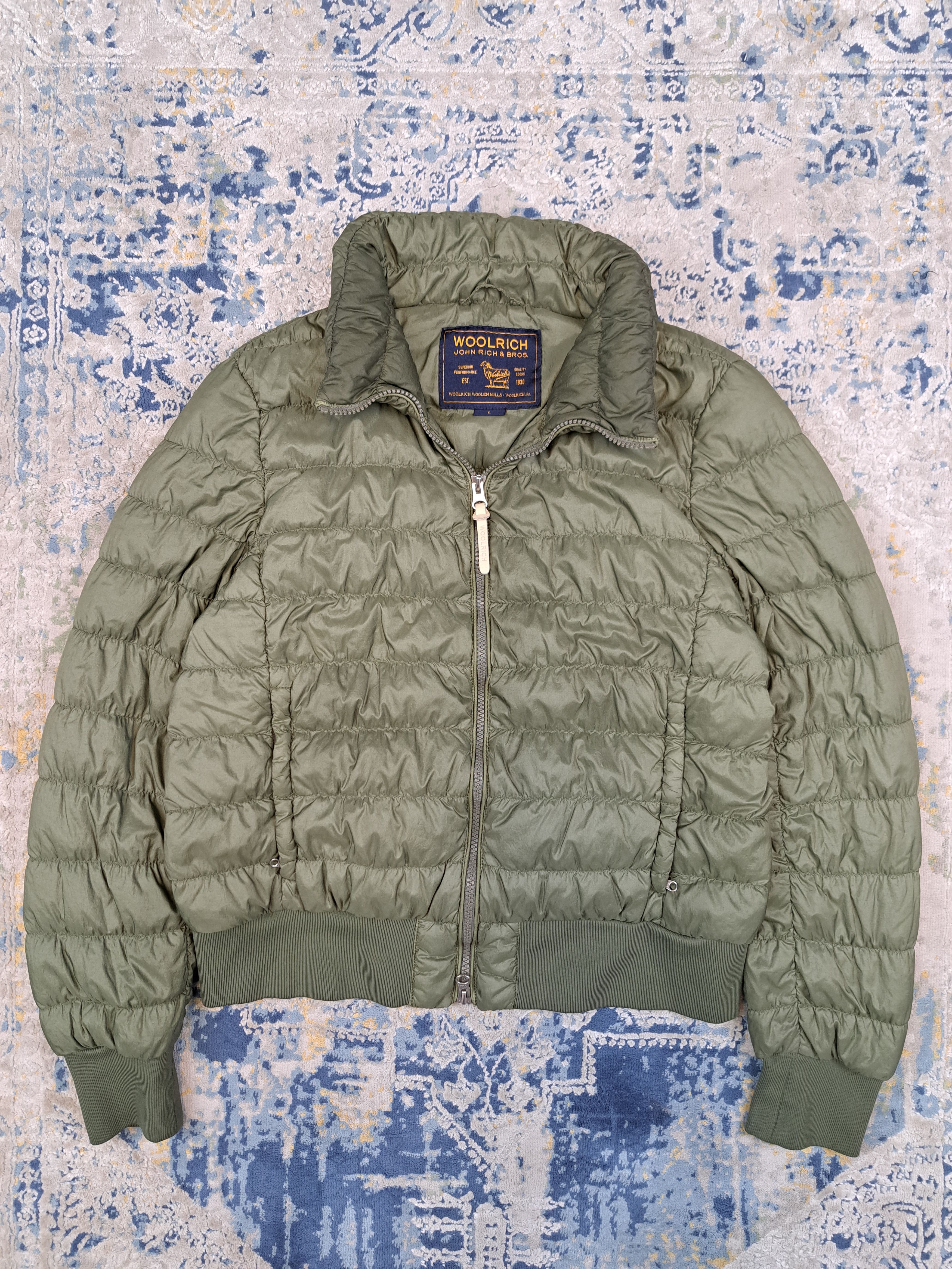 Woolrich Woolen Mills Woolrich Duck Down Cropped Puffer Jacket Luxury Size L / US 10 / IT 46 - 2 Thumbnail