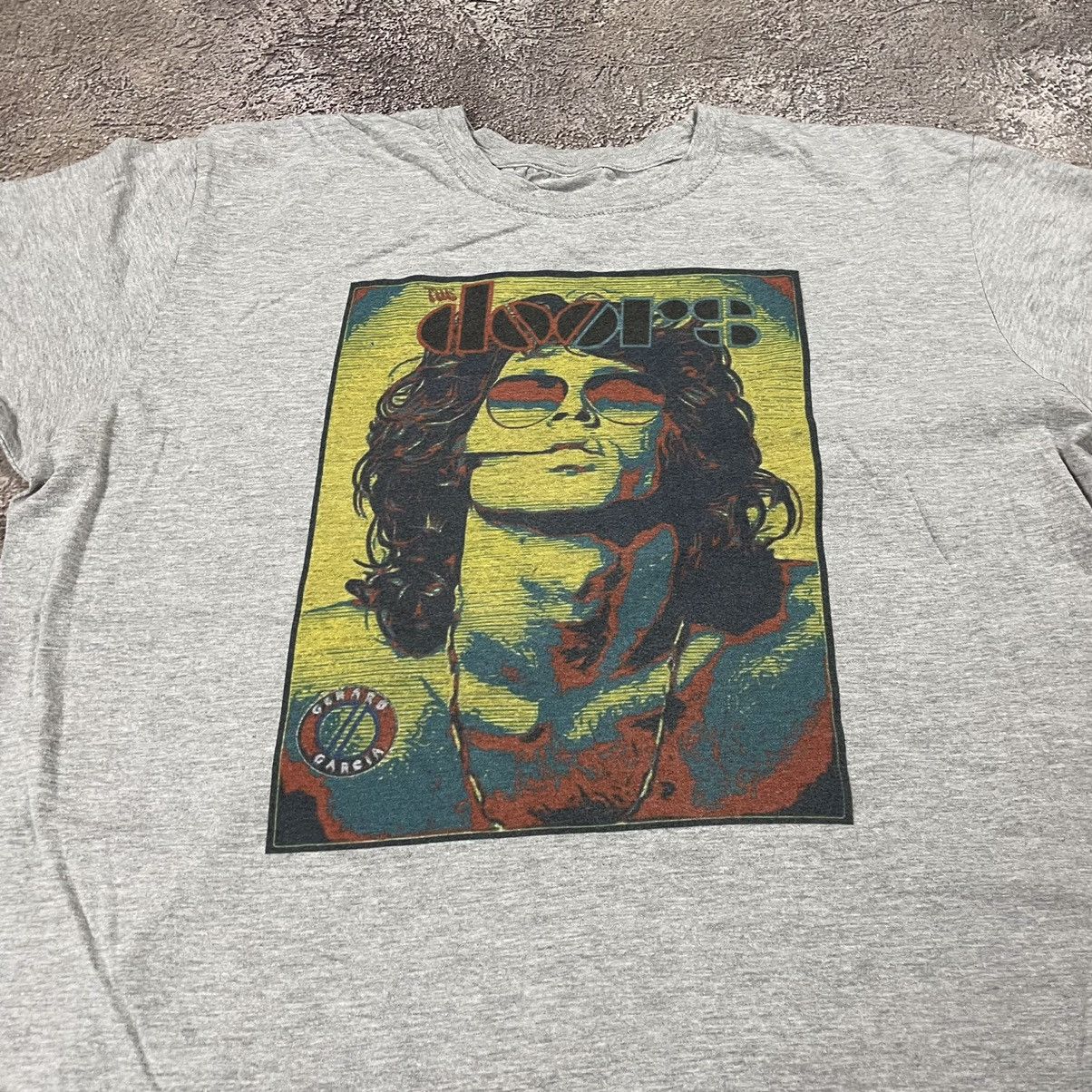 Vintage Vintage 90s The Doors Band Tee Sun Faded Graphic Grunge L Size US L / EU 52-54 / 3 - 3 Thumbnail