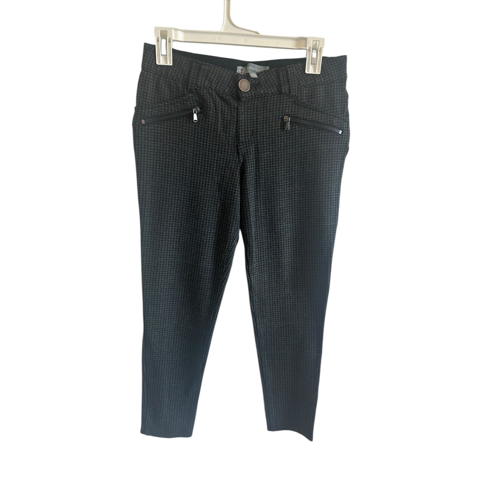 Other Wit & Wisdom Women's 6 Gray Double Zip Ankle Skinny Jeans Size 28" / US 6 / IT 42 - 5 Thumbnail