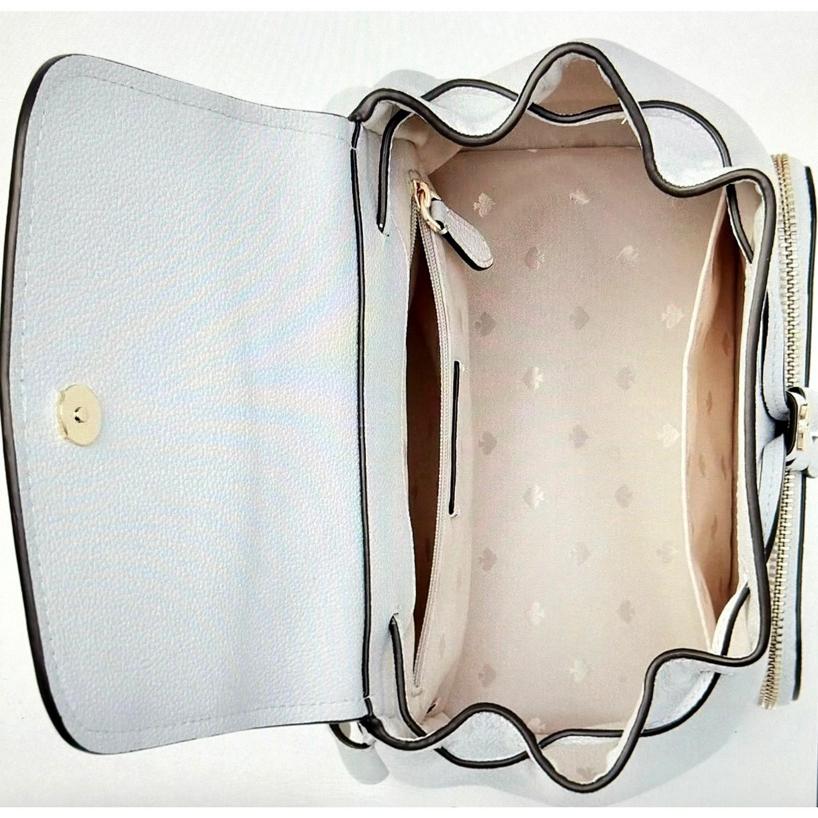 Kate Spade Kate Spade NY Pride Rainbow Darcy White Leather Backpack Size ONE SIZE - 5 Thumbnail