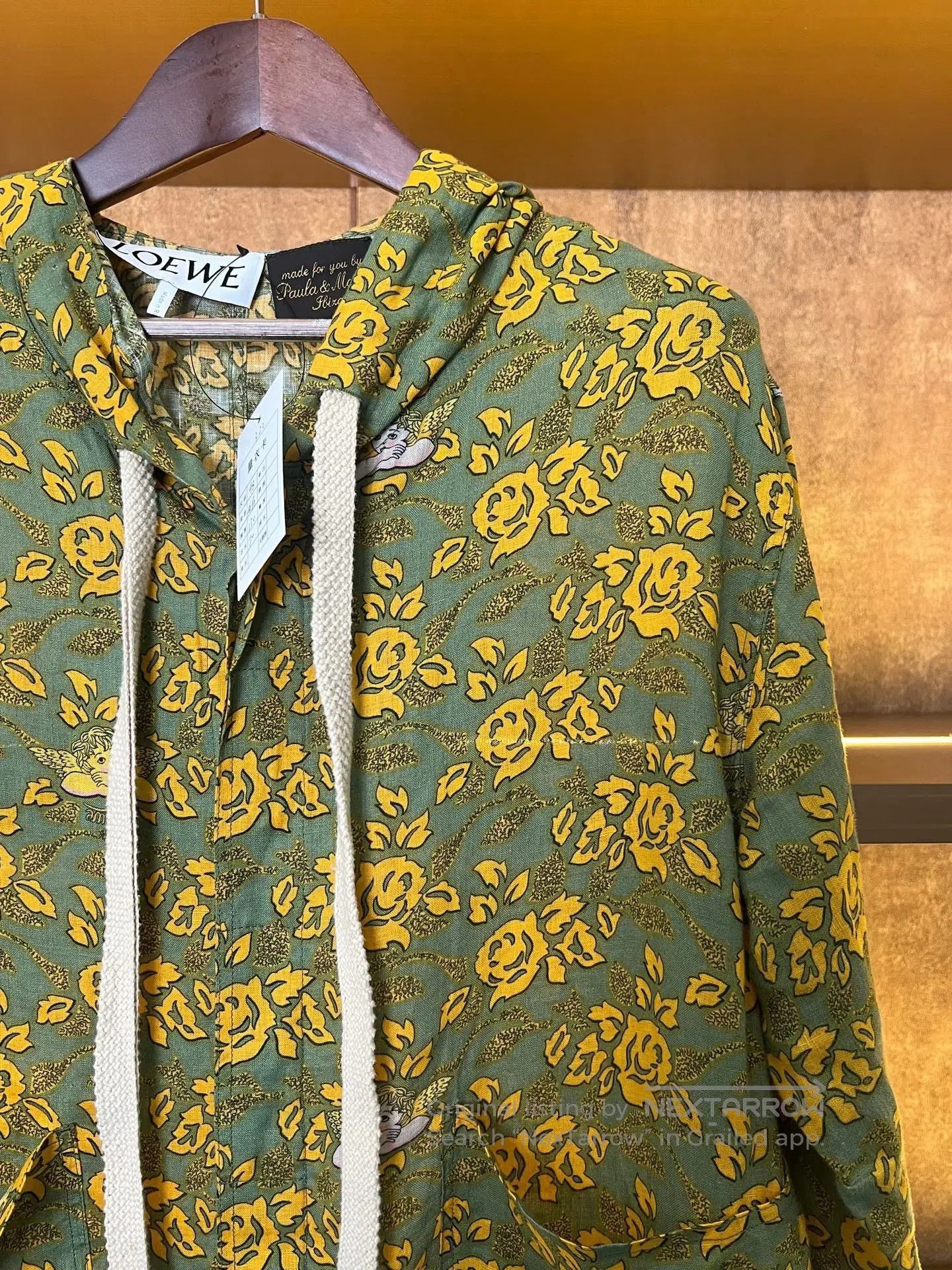 Loewe Loewe Floral Print Linen Jacket| Size L / US 10 / IT 46 - 3 Thumbnail