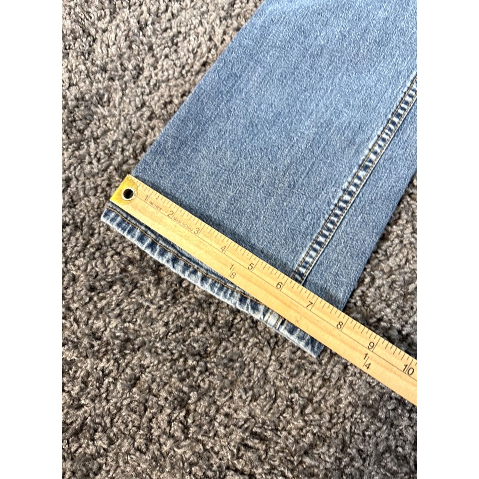 Lee VINTAGE Lee Jeans Bootcut Womens 30x30 Mid Rise Medium Wash Blue Embroidered 30 in Inseam Womens Mens? Size 30" / US 8 / IT 44 - 3 Thumbnail