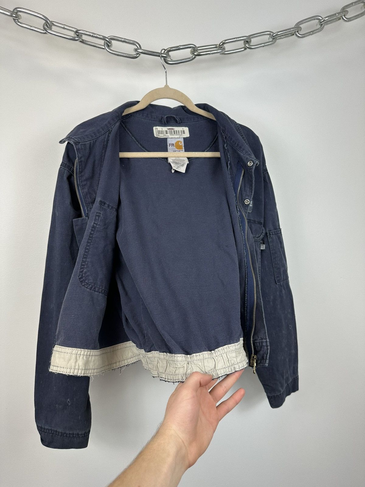 Carhartt Vintage 90s Carhartt Flame Resistant USA Cropped Work Jacket Size US M / EU 48-50 / 2 - 19 Thumbnail