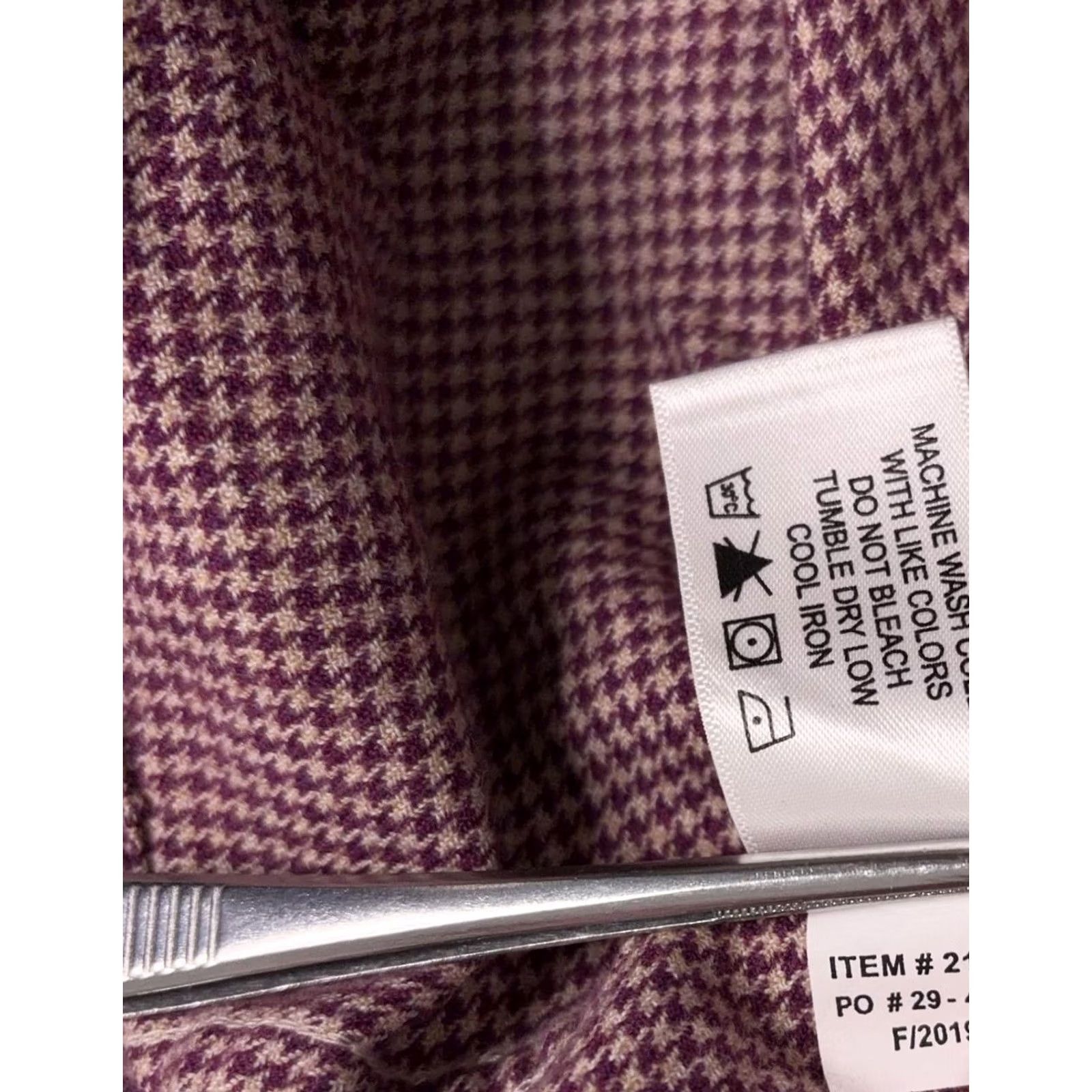 Orvis Orvis Shirt Mens XL Red Houndstooth Long Sleeve Button Front Cotton Casual Size US XL / EU 56 / 4 - 5 Thumbnail