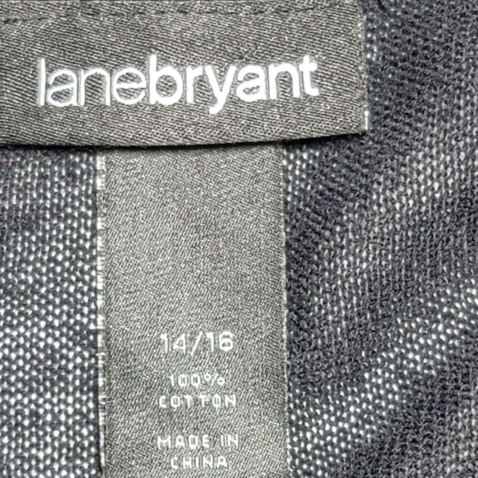 Other Lane Bryant Black Knitted Open Front Cardigan 14 16 Size XL / US 12-14 / IT 48-50 - 4 Thumbnail