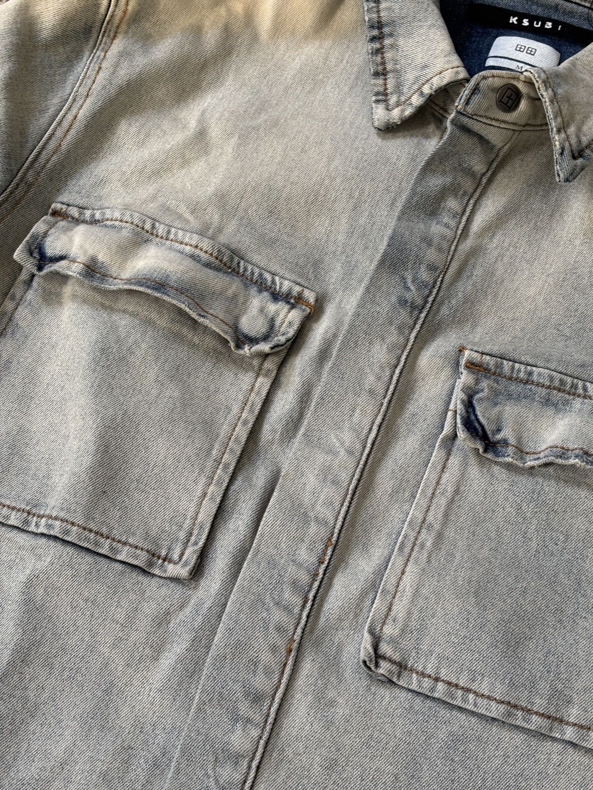 Ksubi Ksubi Snakebite Dripp Denim Shirt Size US M / EU 48-50 / 2 - 3 Thumbnail