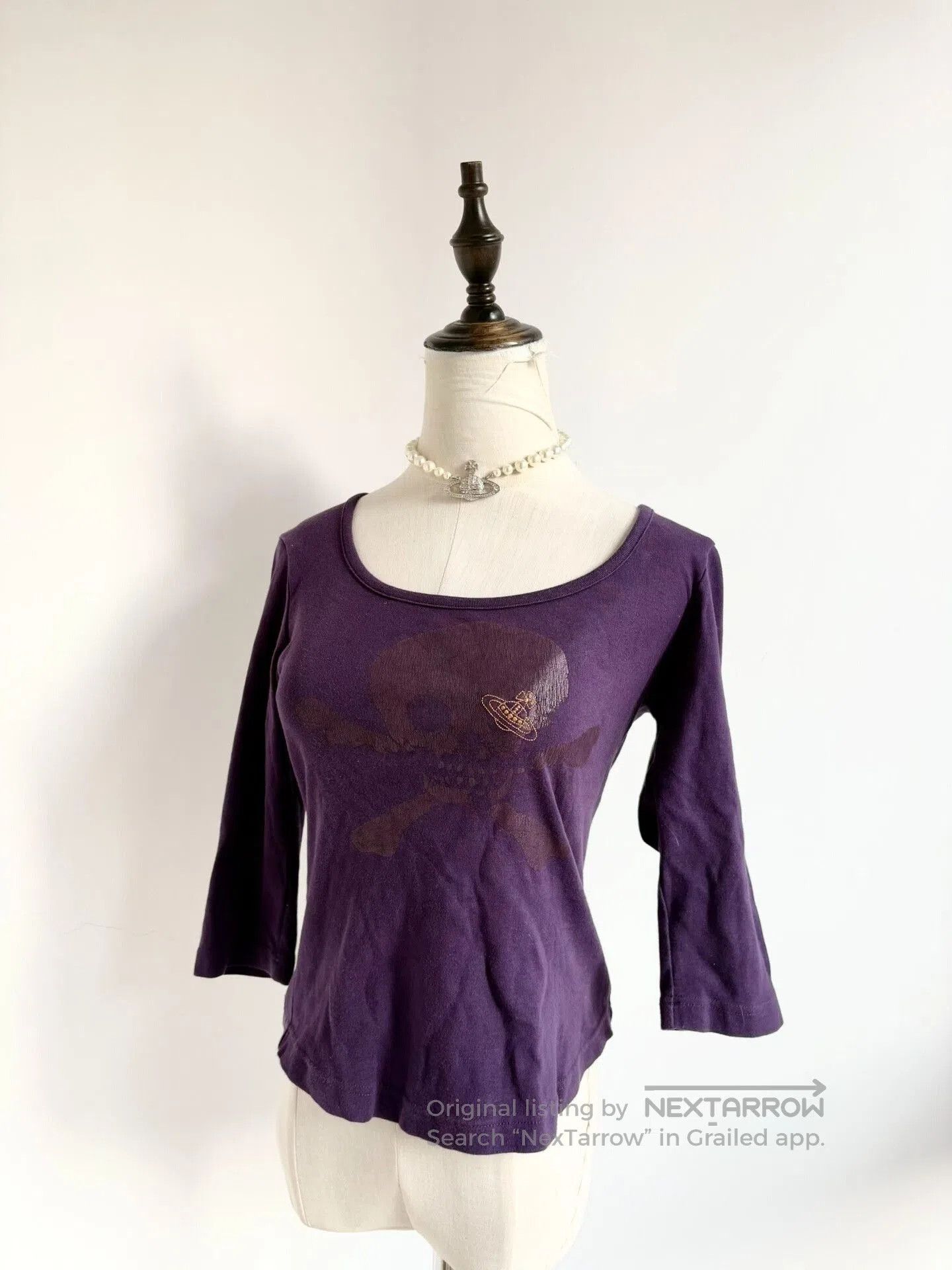Vivienne Westwood Purple Skull Top.