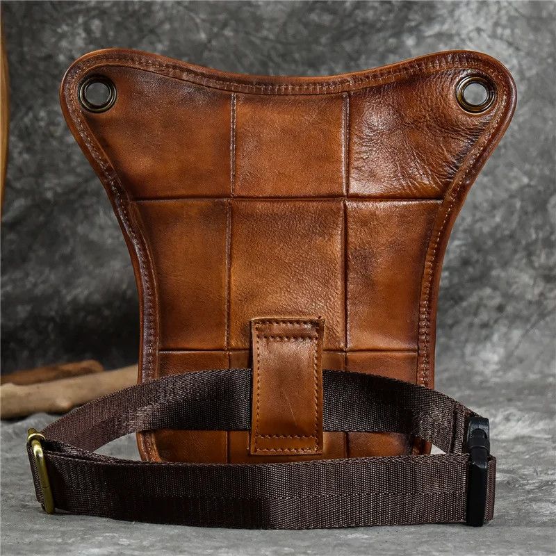Leather × Vintage Genuine Leather Waist Big Size ONE SIZE - 4 Thumbnail