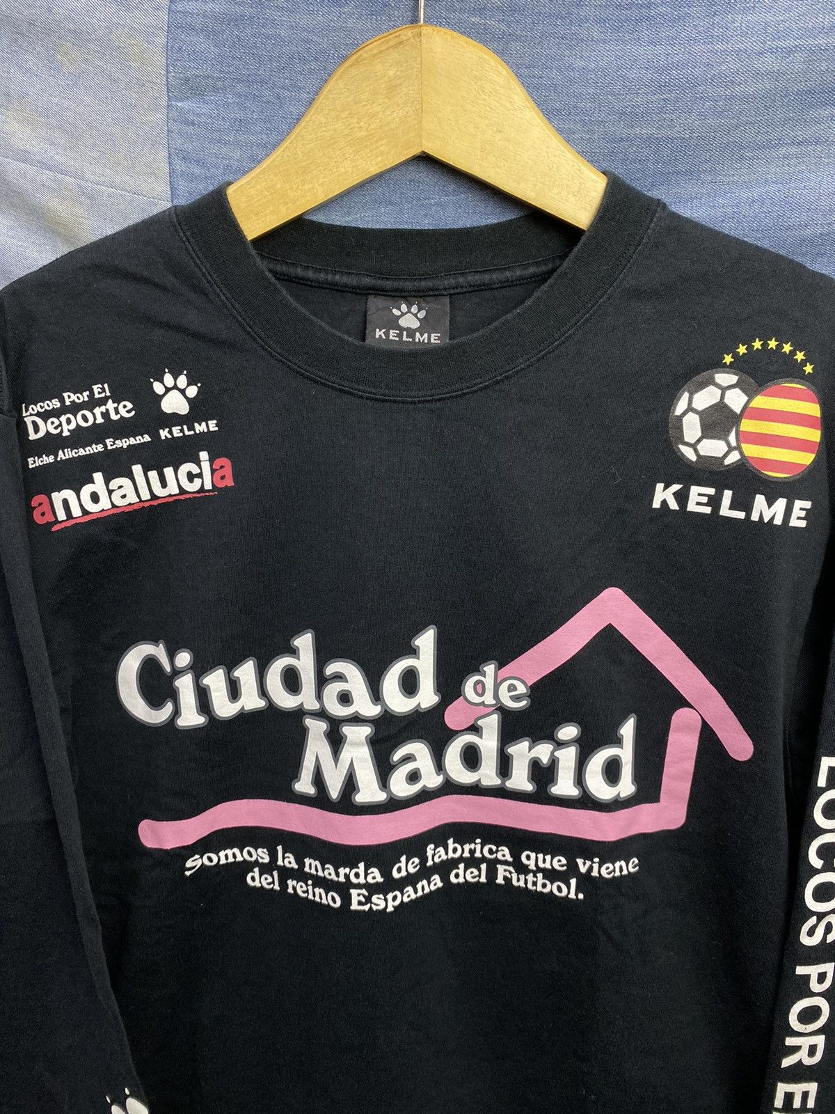 If Six Was Nine × Japanese Brand × Le Grande Bleu (L.G.B.) Kelme ciudad de madrid longsleeve Size US M / EU 48-50 / 2 - 4 Thumbnail